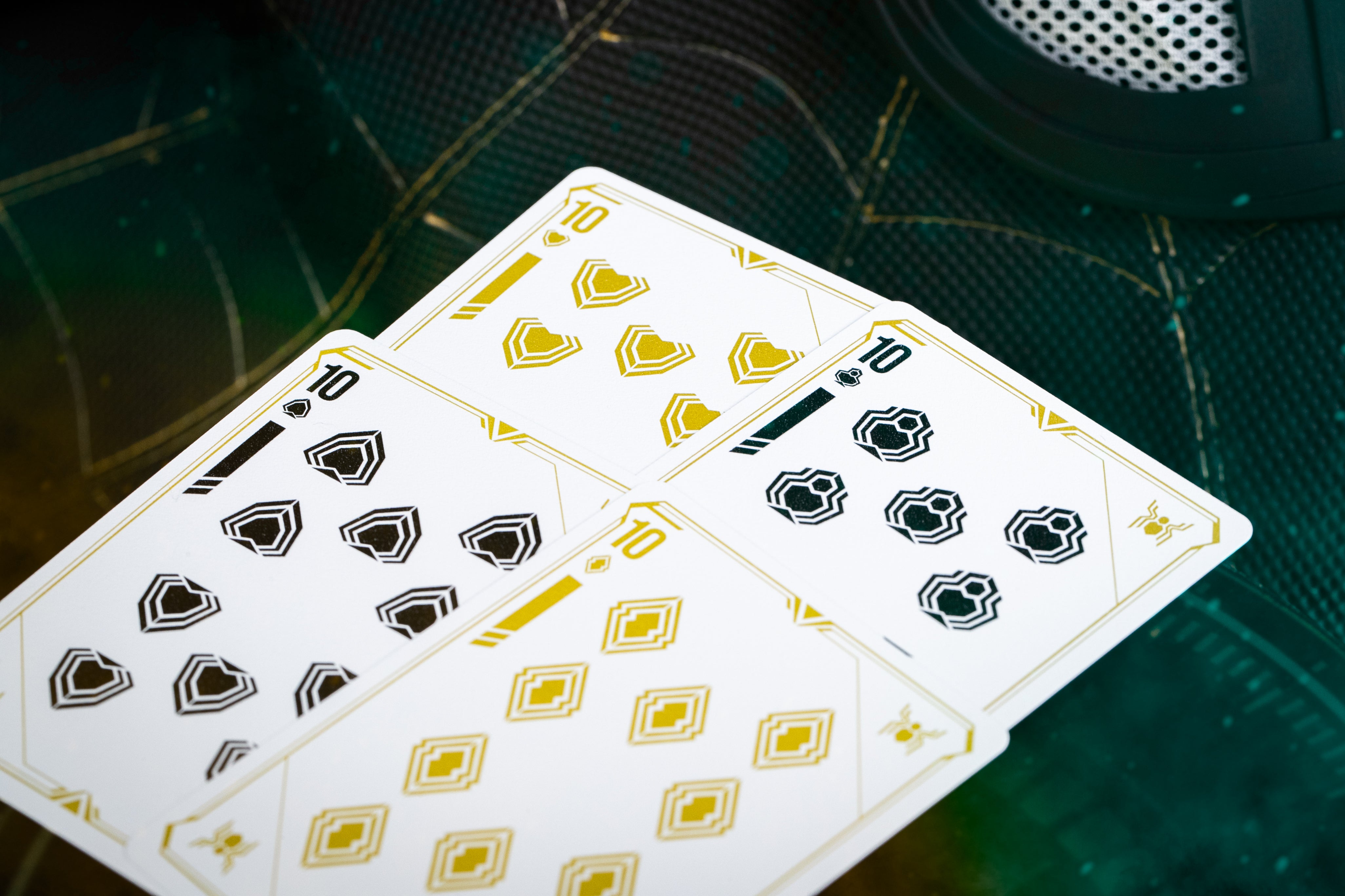 Spider-Man Themed PVC Playing Cards - Black & Gold Deck for Collectors, Poker, Magic Tricks & Game Nights