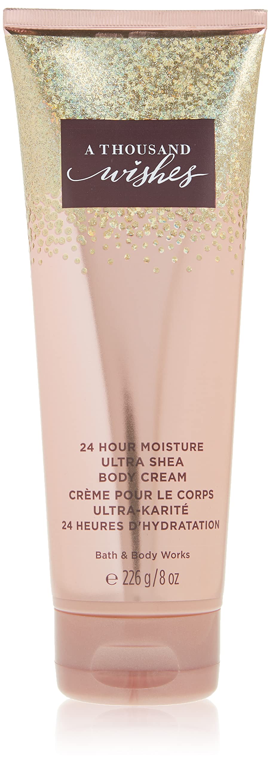 Bath & Body Works A Thousand Wishes Ultra Shea Body Cream for Women - 8 oz Moisturizing Lotion with Shea Butter - Perfect for Dry Skin Care & Daily Hydration