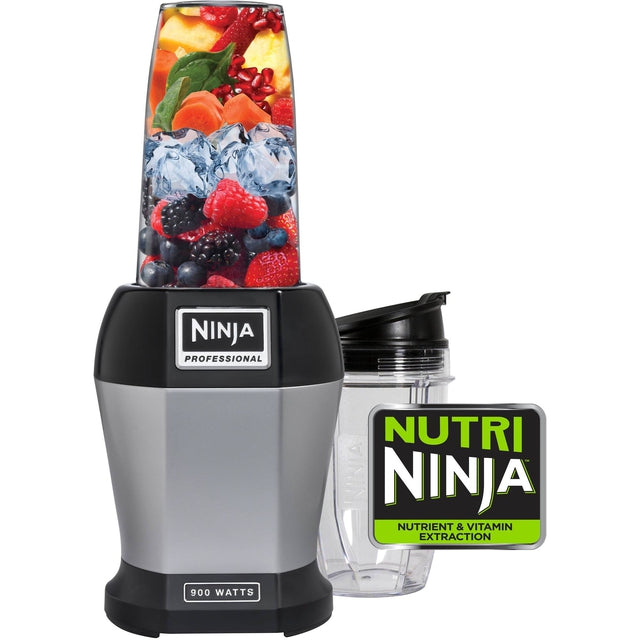 Nutri Ninja BL456 Single Serve Blender with Nutrient Extraction - Perfect for Smoothies, Protein Shakes & Healthy Drinks at Home or Office