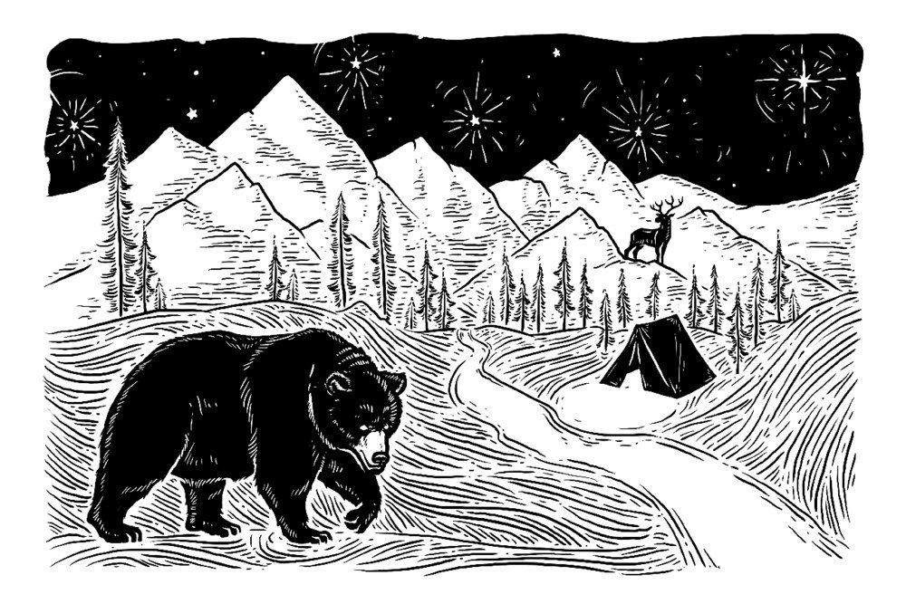 36x54 Mountain Scene Giclee Art Print - Premium Gallery Quality Travel Poster for Wall Decor | Perfect for Living Room, Bedroom & Office Aesthetics