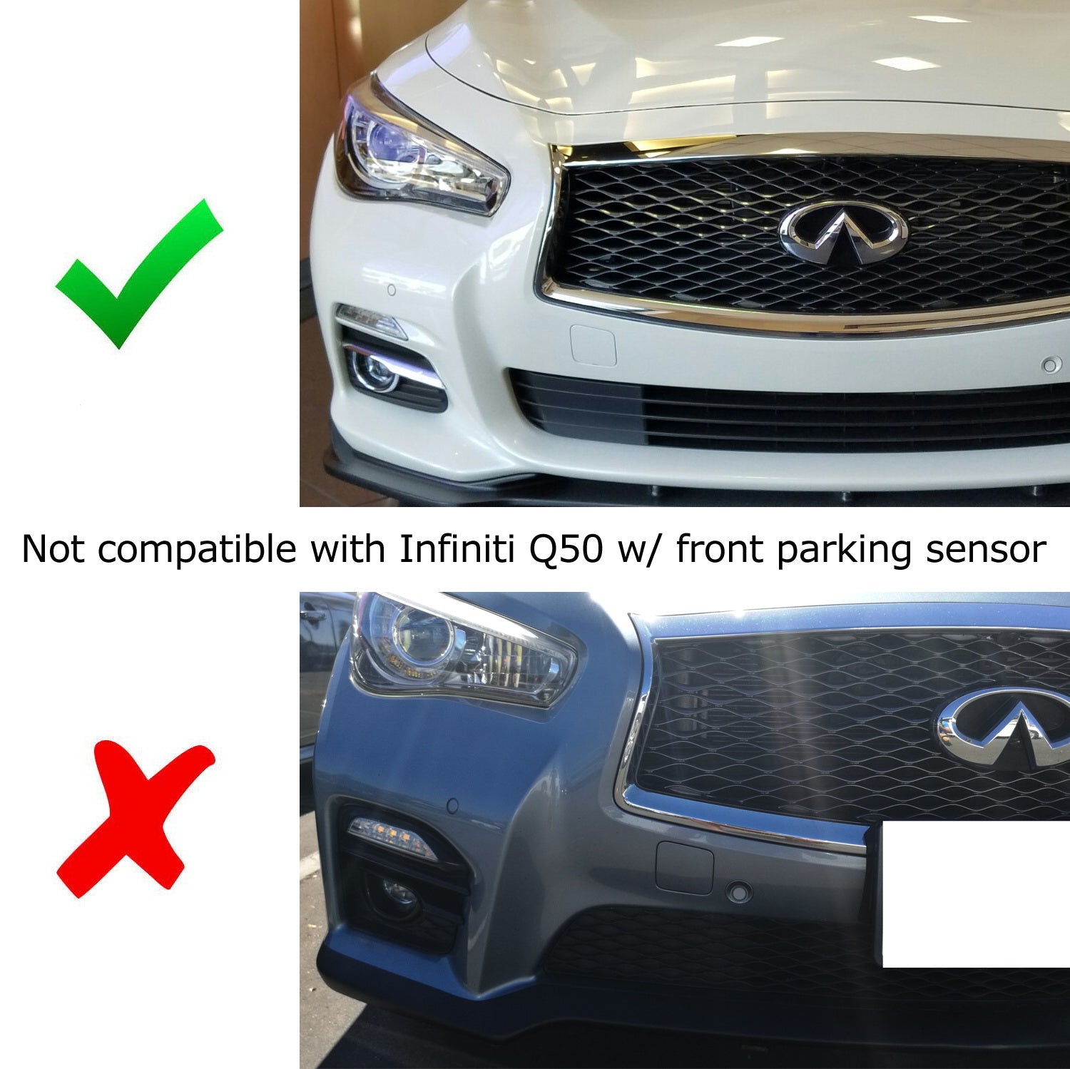 Heavy Duty Front Bumper Tow Hook License Plate Mounting Bracket for Nissan & Infiniti - Perfect for Off-Roading, Car Shows & State Compliance