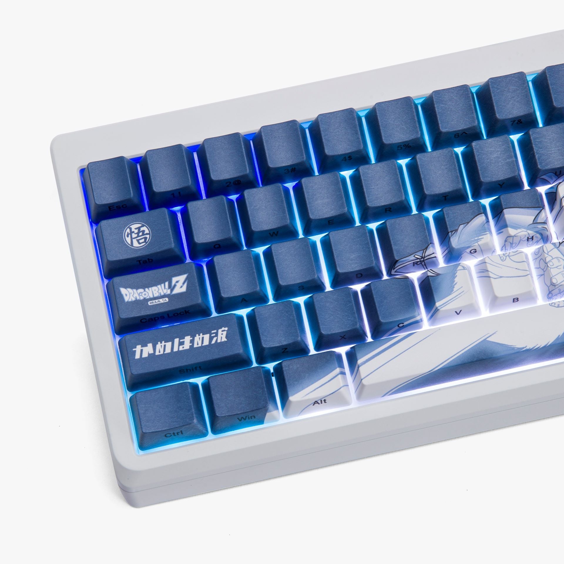 Dragon Ball Z x HG Summit 65 Mechanical Keyboard - Goku Themed Gaming Keyboard for PC & Mac | Perfect for Anime Fans & Esports Gamers