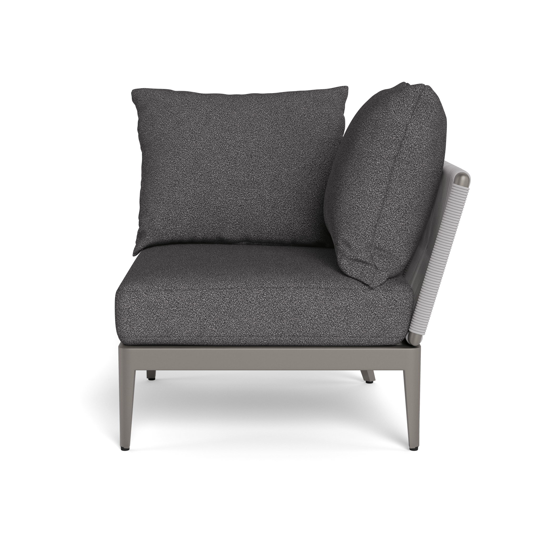 Hamilton Corner Sofa - Modern L-Shaped Sectional Couch with Storage Ottoman, Perfect for Small Spaces & Apartment Living - Living Room, Family Room, Home Theater, Office Lounge
