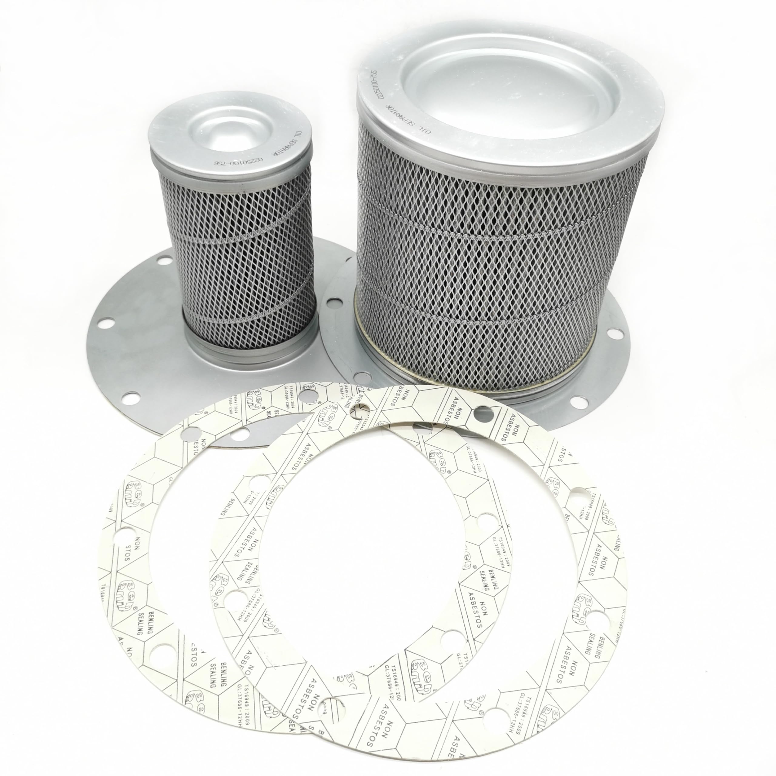 Sullair Screw Air Compressor Air Oil Separator Element (02250100-755 & 02250100-756) - Replacement Filter for Industrial Air Compressors | Workshop & Manufacturing Use