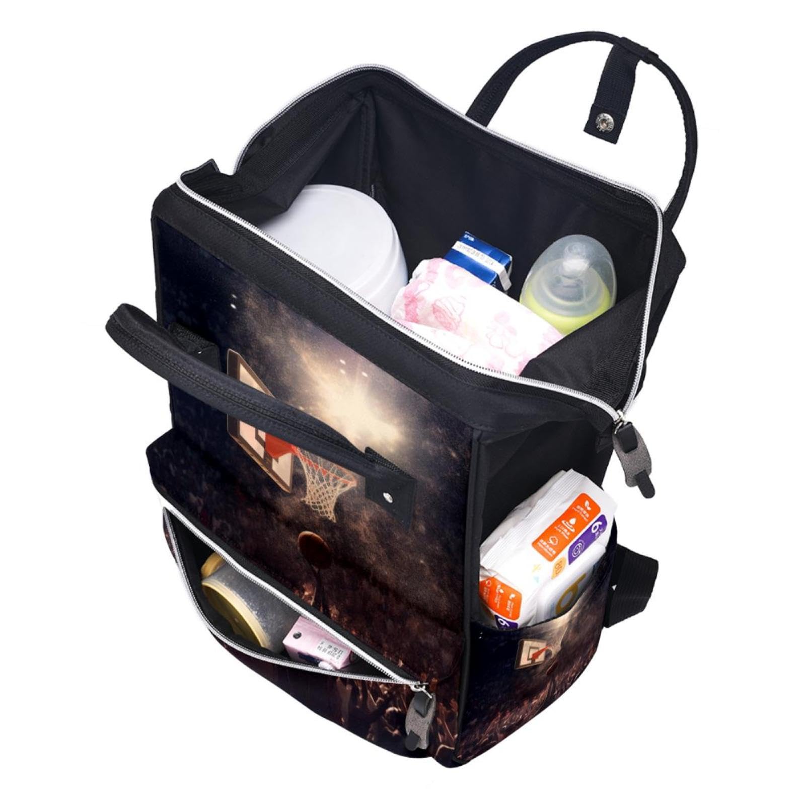 Best Travel Backpack for Men & Women - Durable Basketball Backpack with Hoop - Perfect for Gym, Sports & Outdoor Adventures