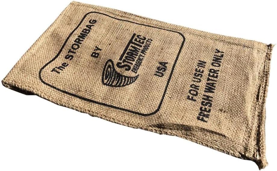 10 Pack Water Activated StormBags - Flood Barrier Sandbags for Home Protection | Emergency Flood Control, Basement & Doorway Defense