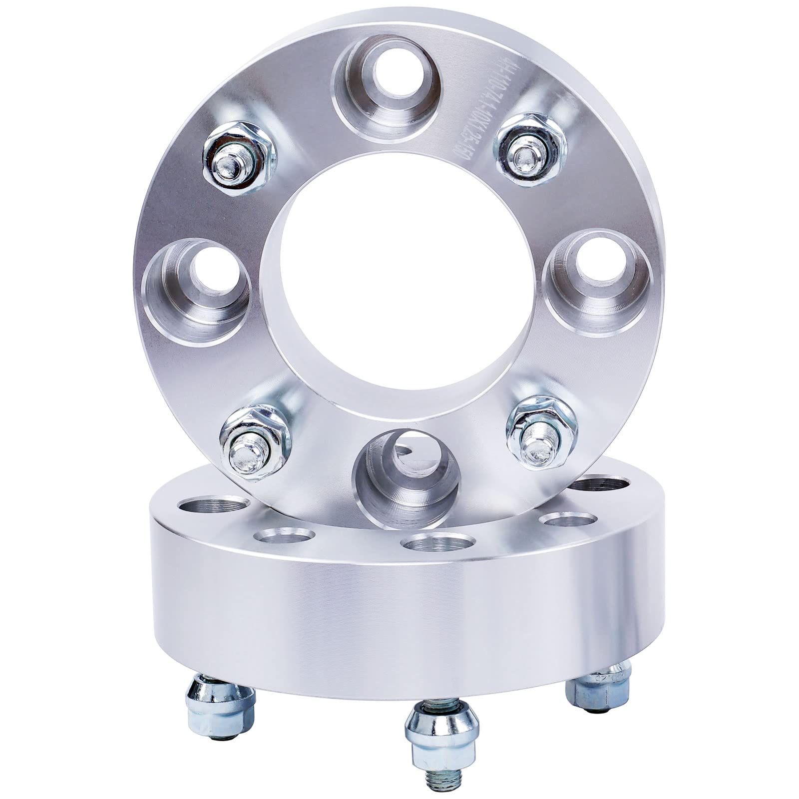 DCVAMOUS 4PC 1.5 Inch ATV/UTV Wheel Spacers Kit - 4x156 Bolt Pattern with 12x1.5 Studs & 131mm Center Bore - Compatible with Polaris Ranger (2013-2021), RZR XP 1000 (2014-2021), RZR (2015-2021) - Enhance Off-Road Stability & Traction for Mudding, Trail Riding & Dune Adventures