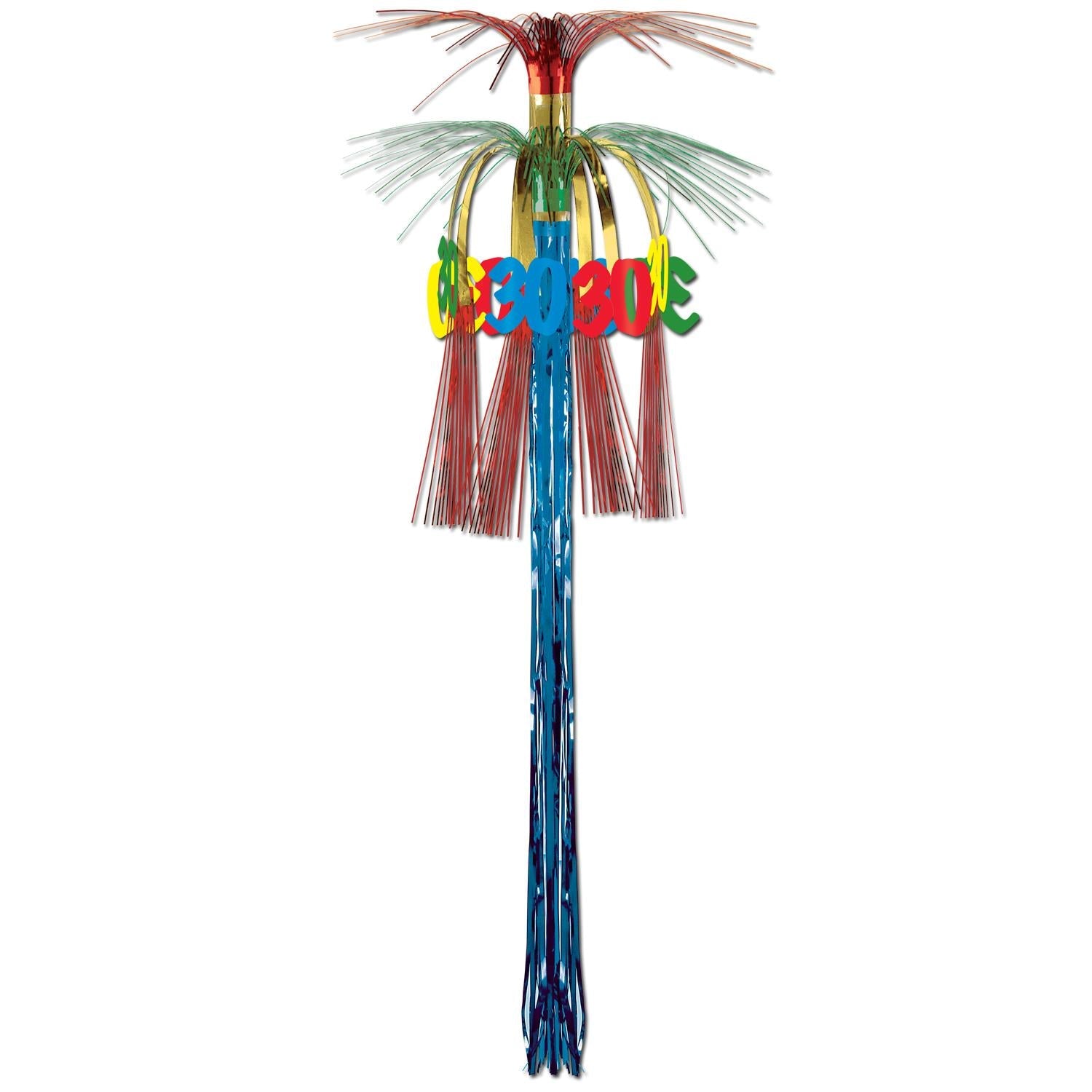 12 Pack Beistle 30th Birthday Party Cascade Hanging Columns - Perfect for Milestone Celebrations & Home Decorations