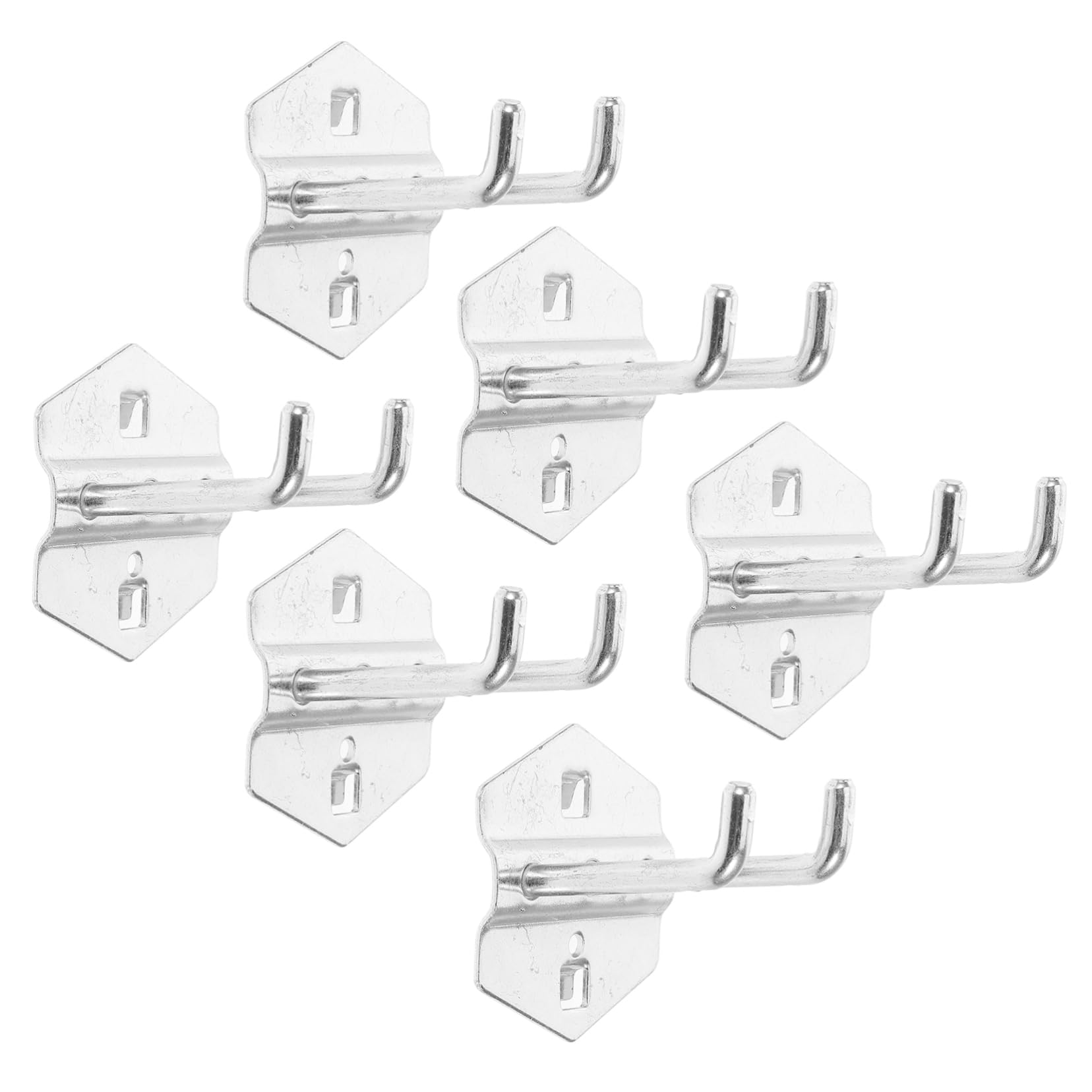 ULTECHNOVO 12-Piece Pegboard Hooks Set - Heavy Duty Iron Utility Hangers for Garage Organization & Tool Storage | Perfect for DIY, Workshop, and Home Improvement Projects