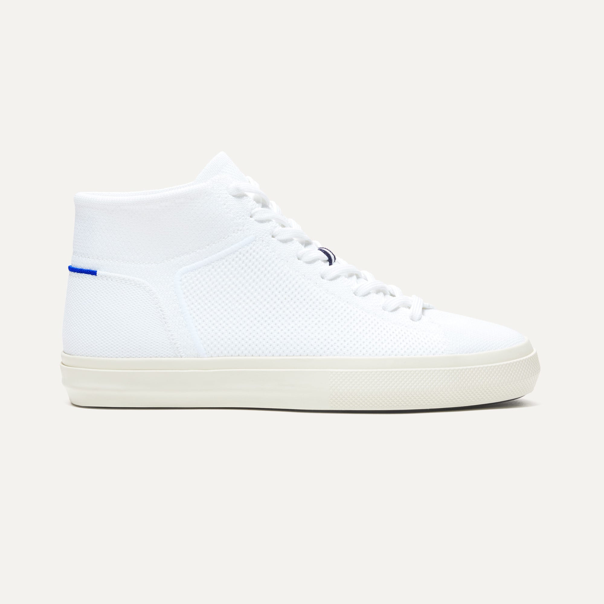 Men's High Top Sneakers - Bright White Casual Shoes for Streetwear & Urban Fashion | Perfect for Daily Wear, Gym, and Running