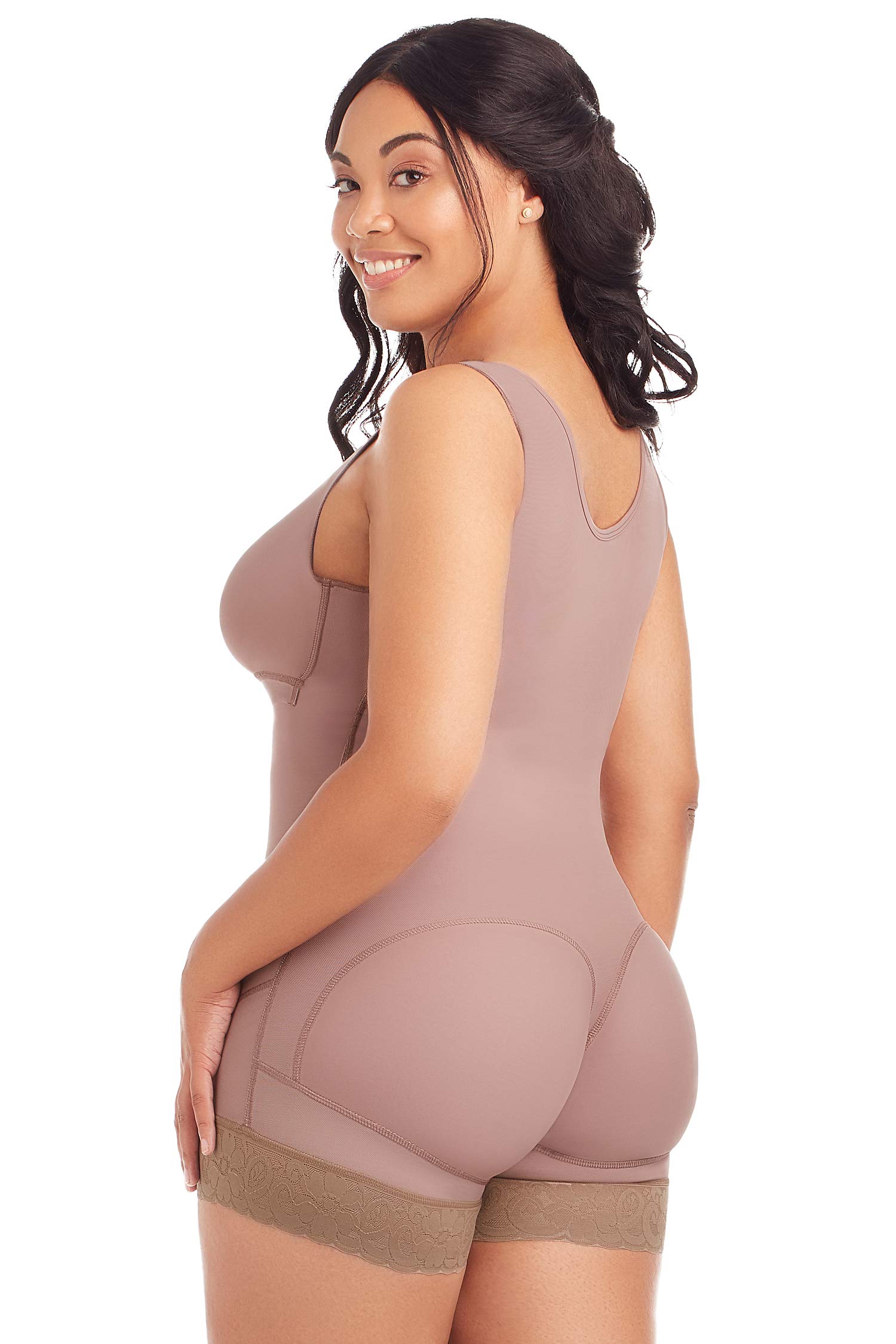 Fajas D'Prada Tummy Control Butt Lifter Shapewear - High Waist Boy Short Girdle with Row Hooks for Women | Slimming Underwear for Body Shaping, Postpartum Recovery & Everyday Wear