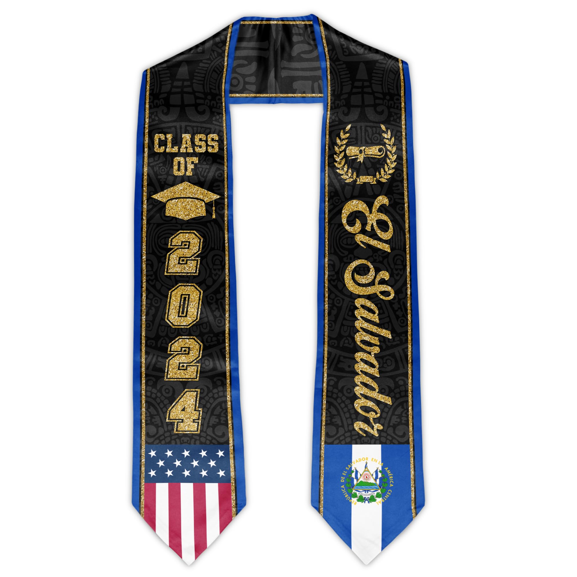 2024 Graduation Stole - Class of 2024 Graduation Sash for Men & Women - Perfect for High School & College Commencement Ceremonies