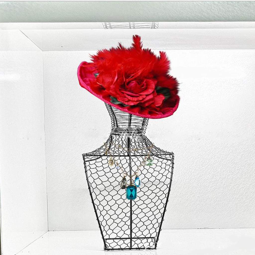 Black Detachable Metal Wig Holder & Mannequin Head Stand - Adjustable Display for Wigs, Hats, Caps, Scarves - Perfect for Salon, Cosplay, Fashion Shows & Home Storage