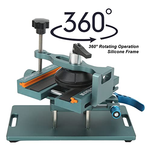 Professional Rotating LCD Screen Separator Tool - Phone Screen Removal Kit with Heating Function & Silicone Frame - Perfect for iPhone, Samsung, Huawei Screen Repair & Replacement (Ideal for Repair Shops & DIY Enthusiasts)