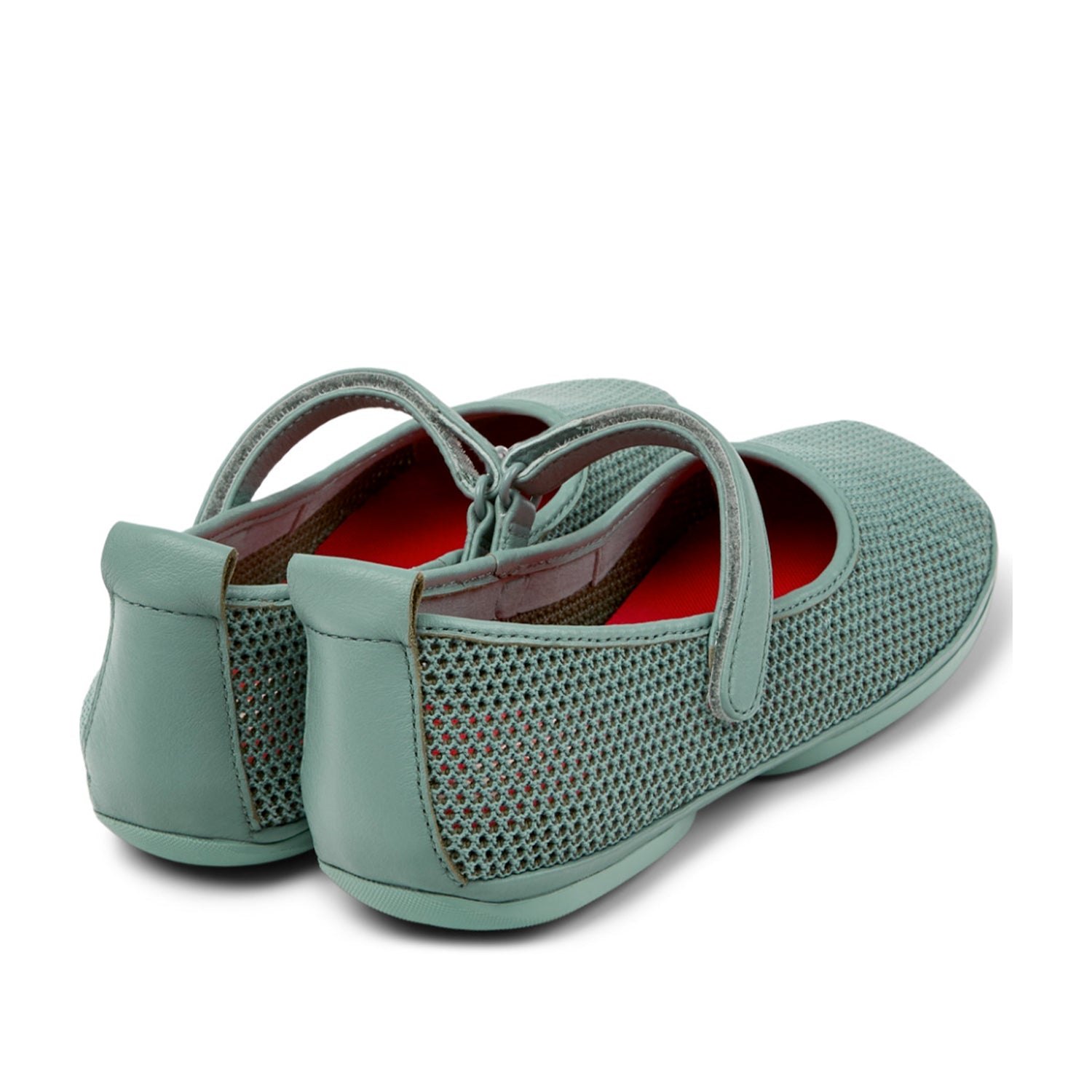 Camper Women's Right Nina Green Leather Comfortable Walking Shoes - Perfect for Casual Outings, Travel & Everyday Wear