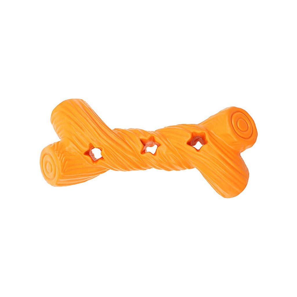 Durable Dog Chew Toy with Squeaker - Pet Dental Care Toothbrush for Teeth Cleaning | Puppy Teething & Playtime Fun