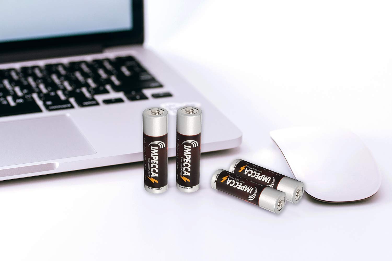 Impecca AA & AAA Alkaline Batteries Combo Pack (100 Count) - 60 AA & 40 AAA High-Performance Batteries with Leak-Resistant & Long-Lasting Technology - Perfect for Toys, Remote Controls, Flashlights & Electronic Devices
