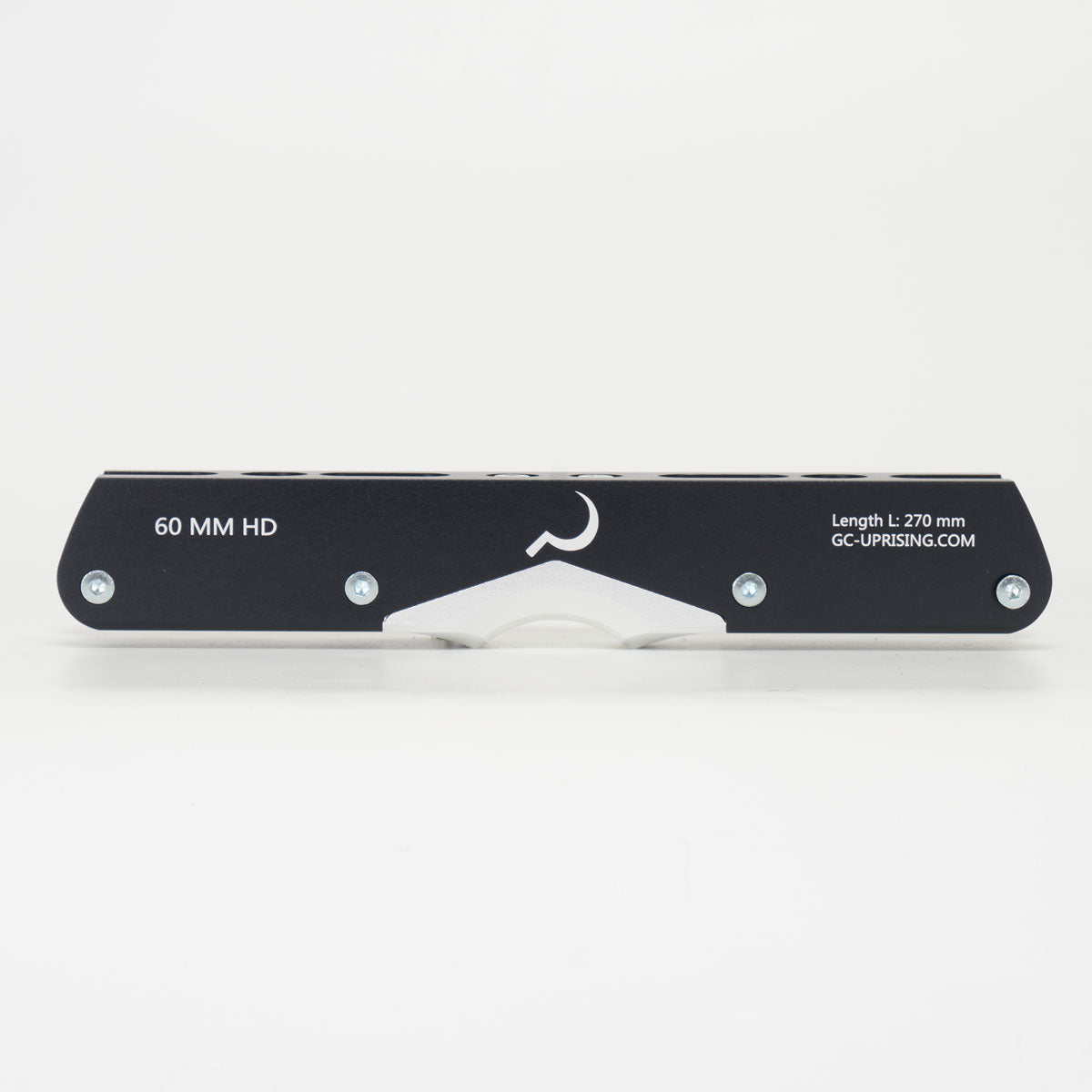 60mm HD Frame with Plastic & Aluminum H Block - Ground Control Skateboard Truck (Black) - Perfect for Street Skating & Trick Performance