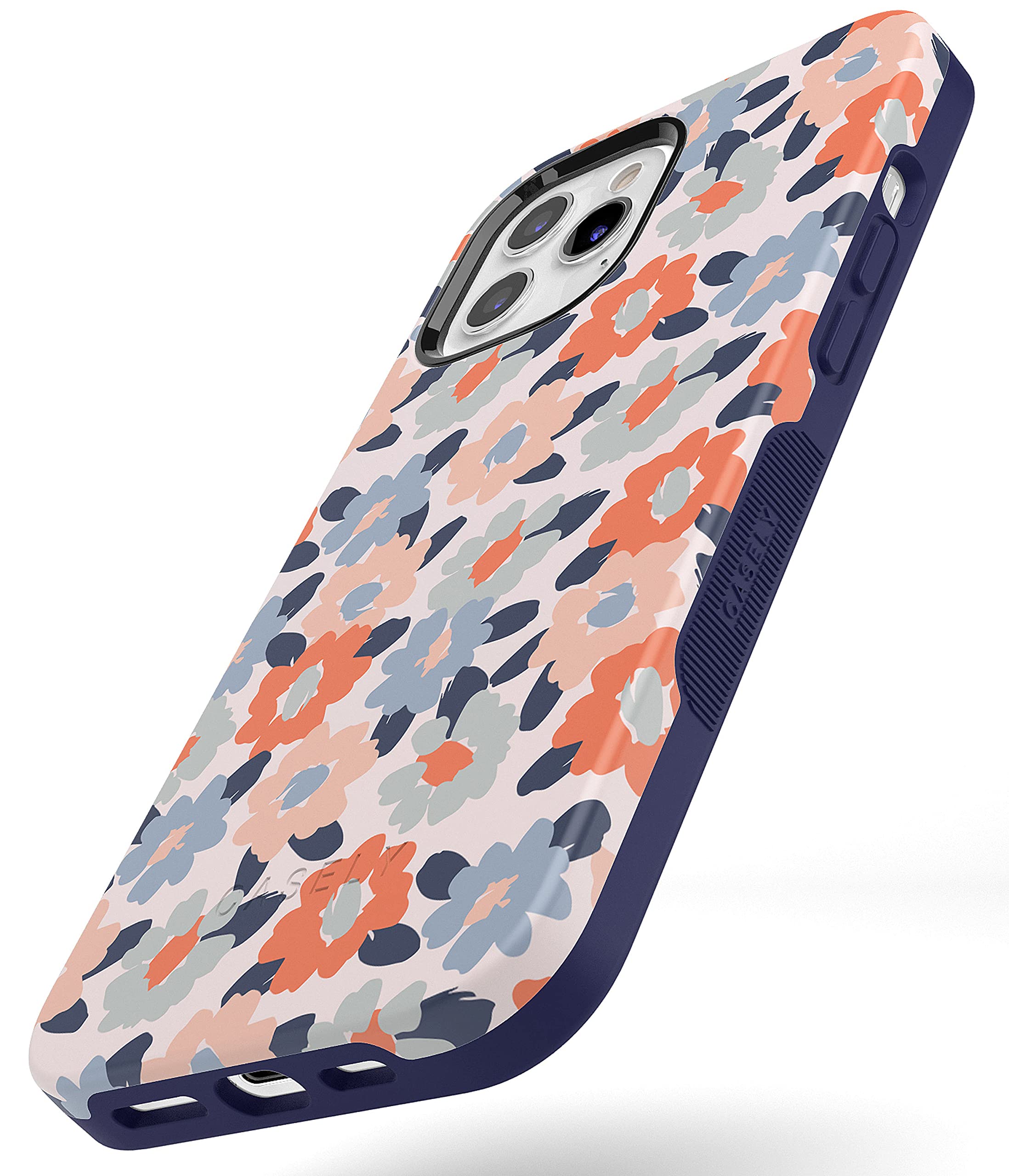 Casely iPhone 12 Pro Max Case with Pastel Floral Design - Slim Protective Phone Cover for Women | Perfect for Everyday Use, Office & Outdoor Activities