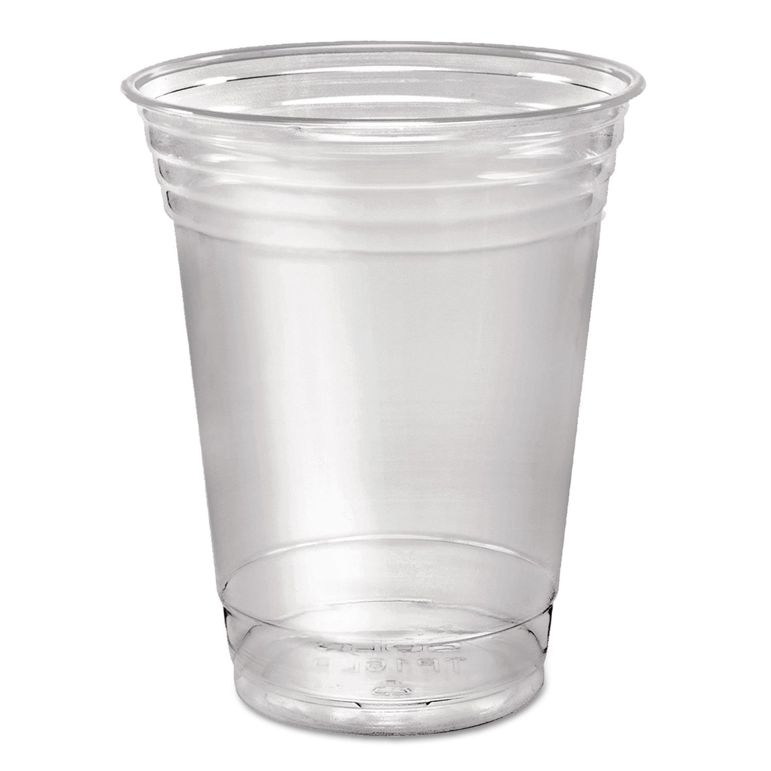 16oz Clear PET Plastic Squat Cups - 50 Pack | Durable & BPA-Free for Smoothies, Iced Coffee & Party Drinks