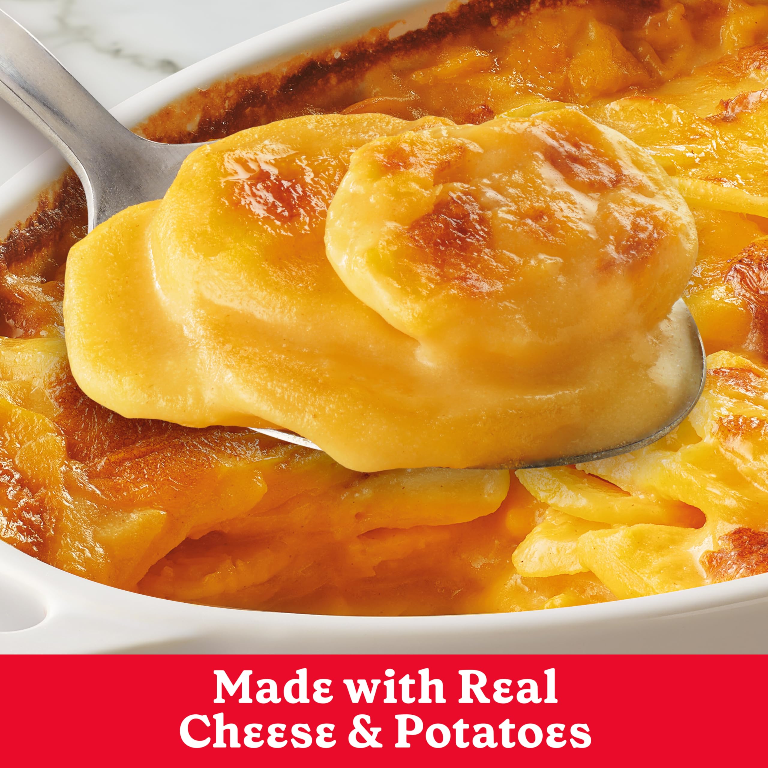 Betty Crocker Au Gratin Casserole Potatoes with Real Cheese - Twin Pack (8 oz Each) - Perfect for Family Dinners & Holiday Meals