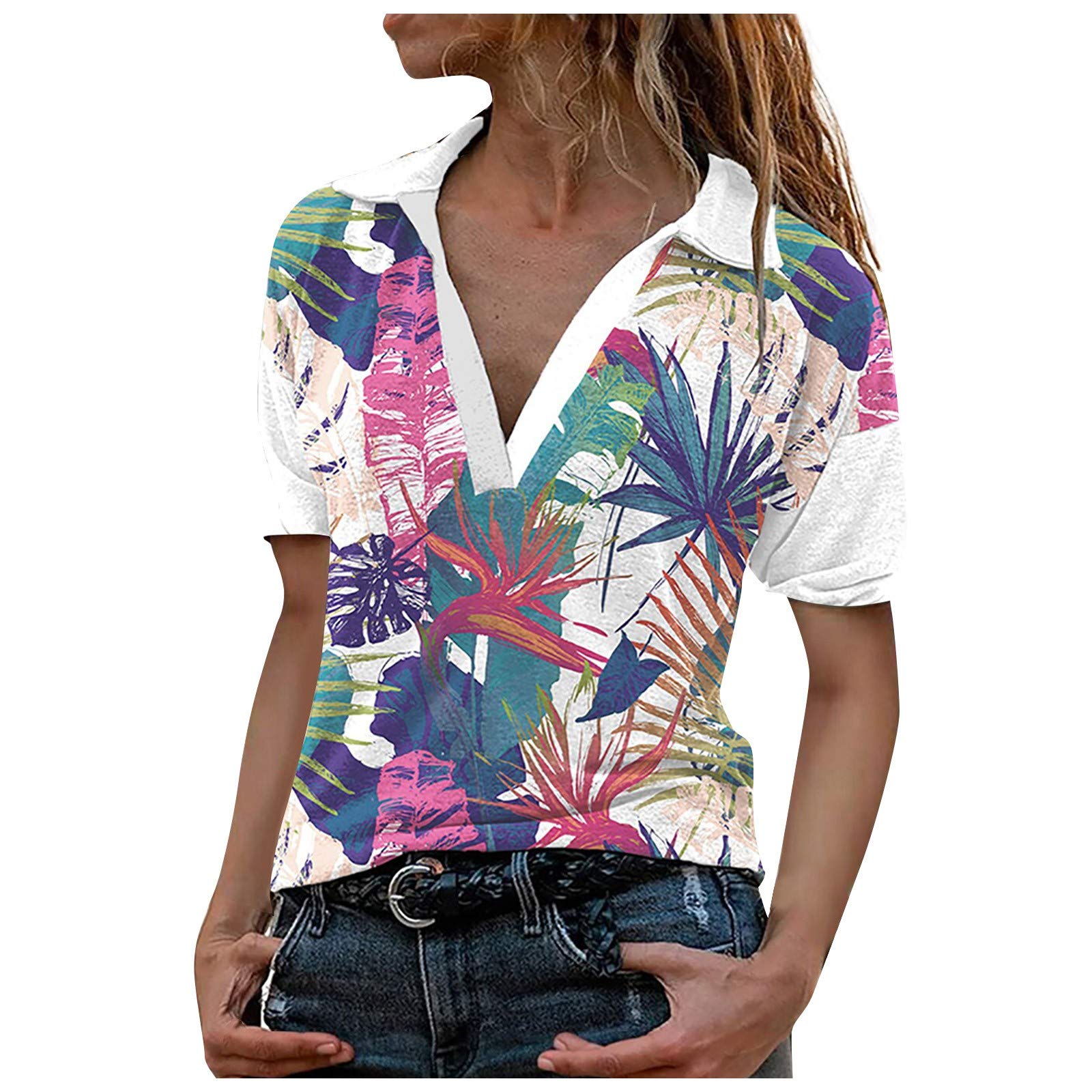 Women's Summer Tops & Blouses - Sleeveless Tank Tops, Short Sleeve Tunics & Cold Shoulder Shirts for Casual Wear, Beach Outfits & Everyday Fashion