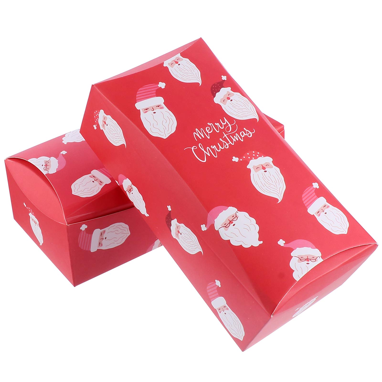5-Piece Christmas Cartoon Nougat Biscuit Gift Box Set - Festive Holiday Treat Bags for Party Favors, Stocking Stuffers & Home Decorations