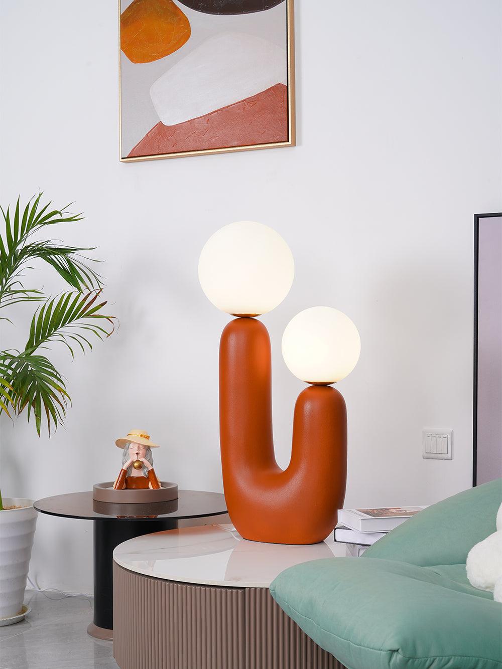 Oo Ceramics Table Lamp - Handmade Ceramic Nightstand Lamp for Bedroom & Living Room - Perfect for Cozy Home Decor & Ambient Lighting