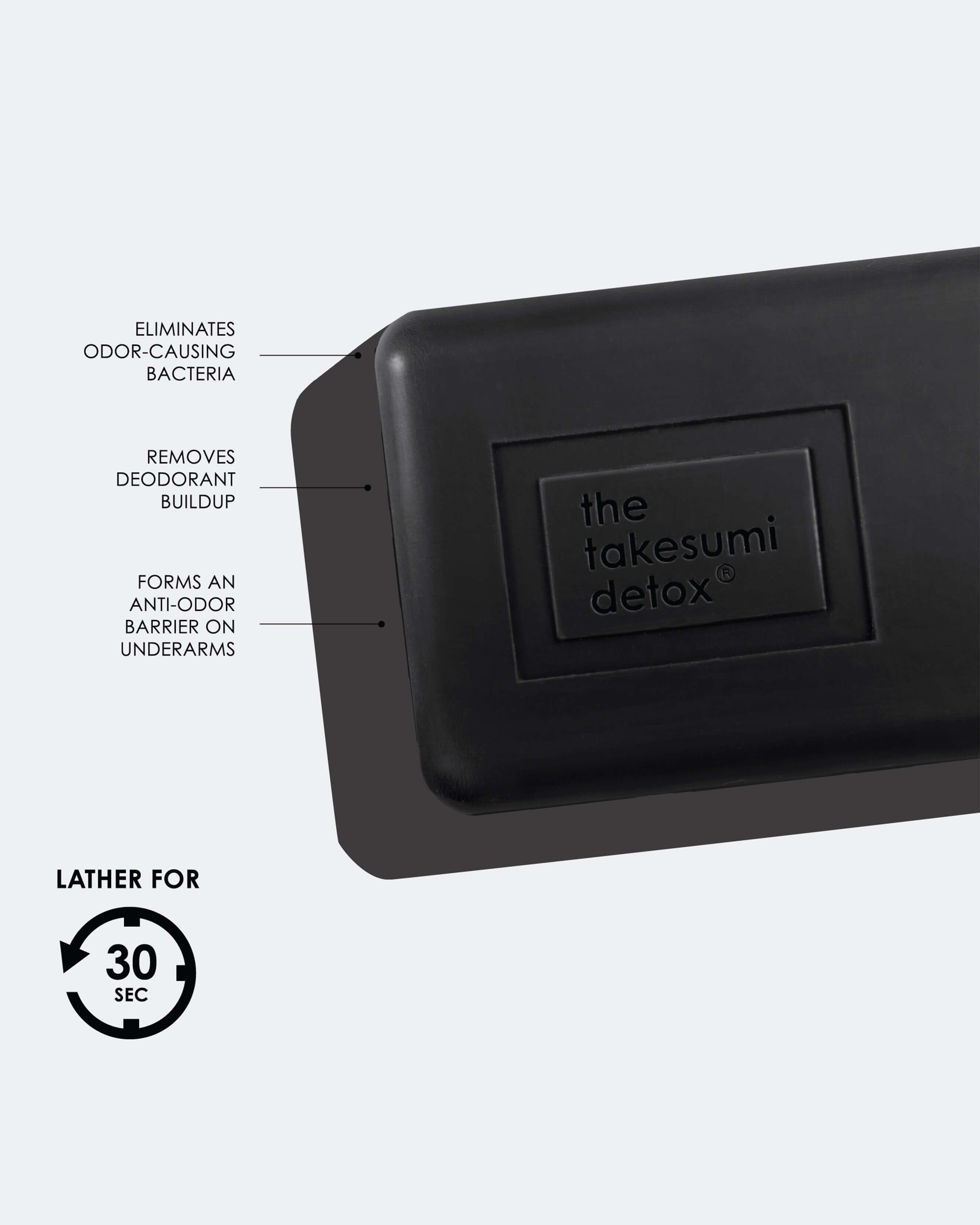 Premium Underarm Bar with Built-in Soap Dock | Natural Deodorant for Sensitive Skin | Perfect for Gym, Travel & Daily Hygiene Routine