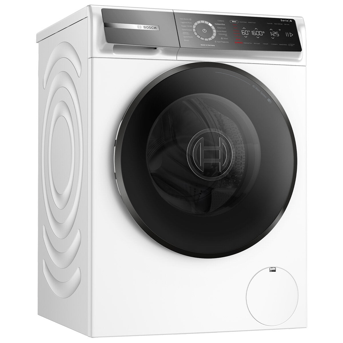 Bosch Series 8 10kg Front Load Washing Machine WGB25600AU - Energy Efficient, Quiet Operation for Large Families & Laundry Rooms | Perfect for Apartments, Homes & Shared Spaces