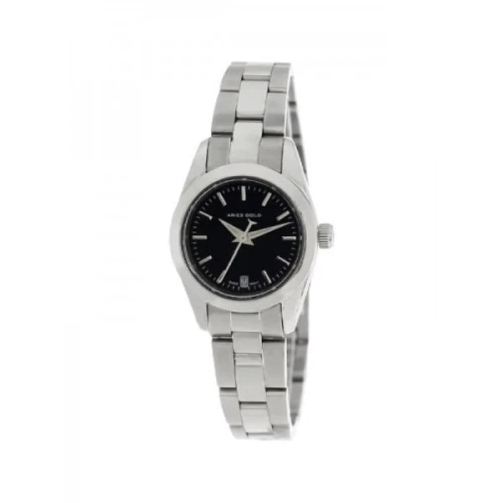 ARIES GOLD L R92A S BKD Silver Star Women's Watch - Elegant & Stylish Timepiece for Everyday Wear, Office & Special Occasions
