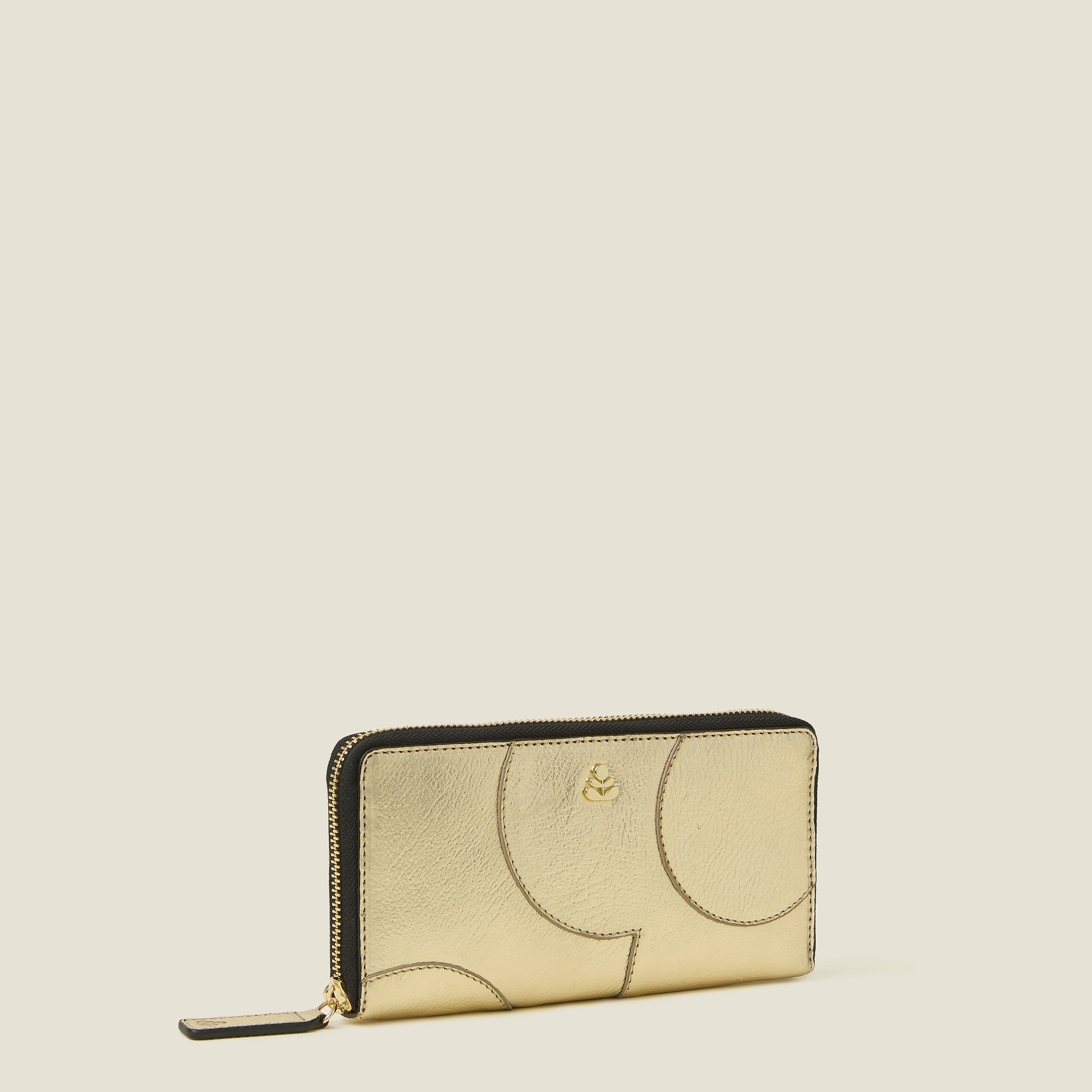 Forget Me Not Wallet with Spot Flower Gold Design - Stylish and Compact Card Holder for Women, Perfect for Everyday Use, Travel, and Gifts