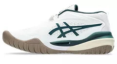 ASICS Men's Gel Resolution X Tennis Shoes - White/Saxon Green - High-Performance Court Sneakers for Competitive Play & Training