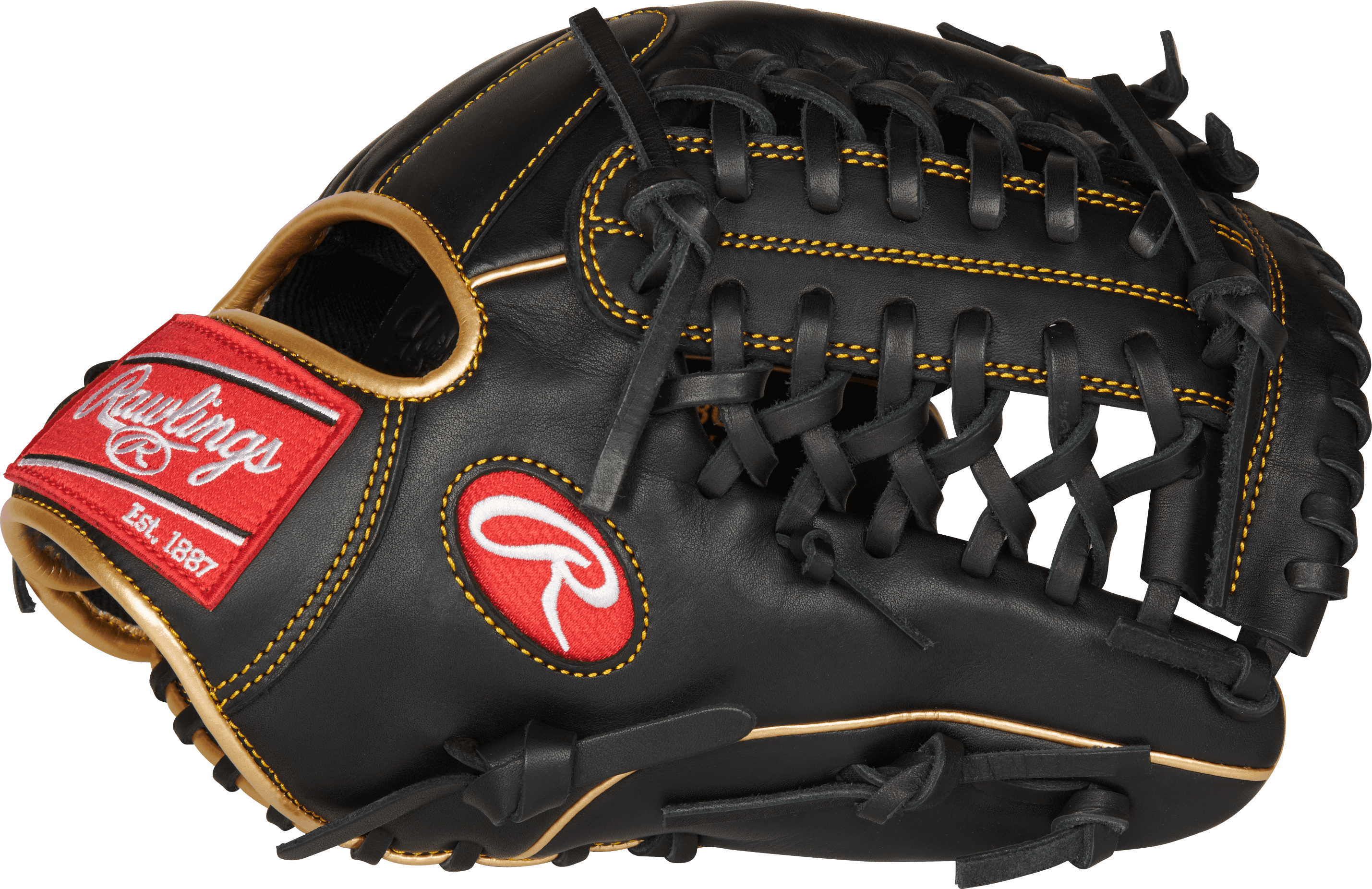 Rawlings R9 11.75 Inch Infield & Pitcher's Baseball Glove - R9205 4BG | Professional Quality Leather Mitt for Youth & Adult Players | Perfect for Training, Games & Field Practice