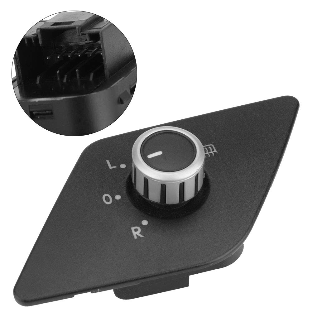 2011-2013 VW Jetta Side Mirror Control Switch with Heat & Fold Function - Replacement for OEM Part 16D959565A - Perfect for Winter Driving & Parking in Tight Spaces
