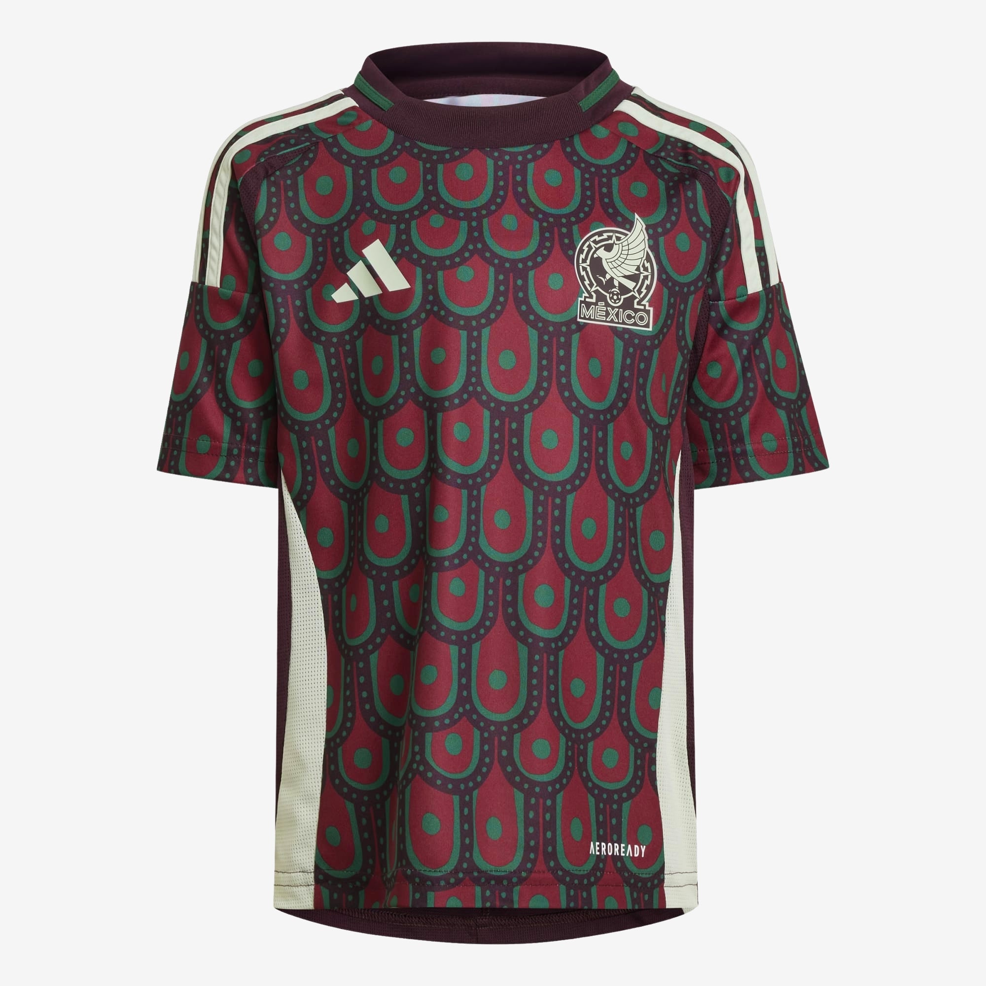 adidas Mexico 2024 Home Mini Soccer Ball - Official Size 3 Football for Kids & Youth - Perfect for Training, Matches & Backyard Play