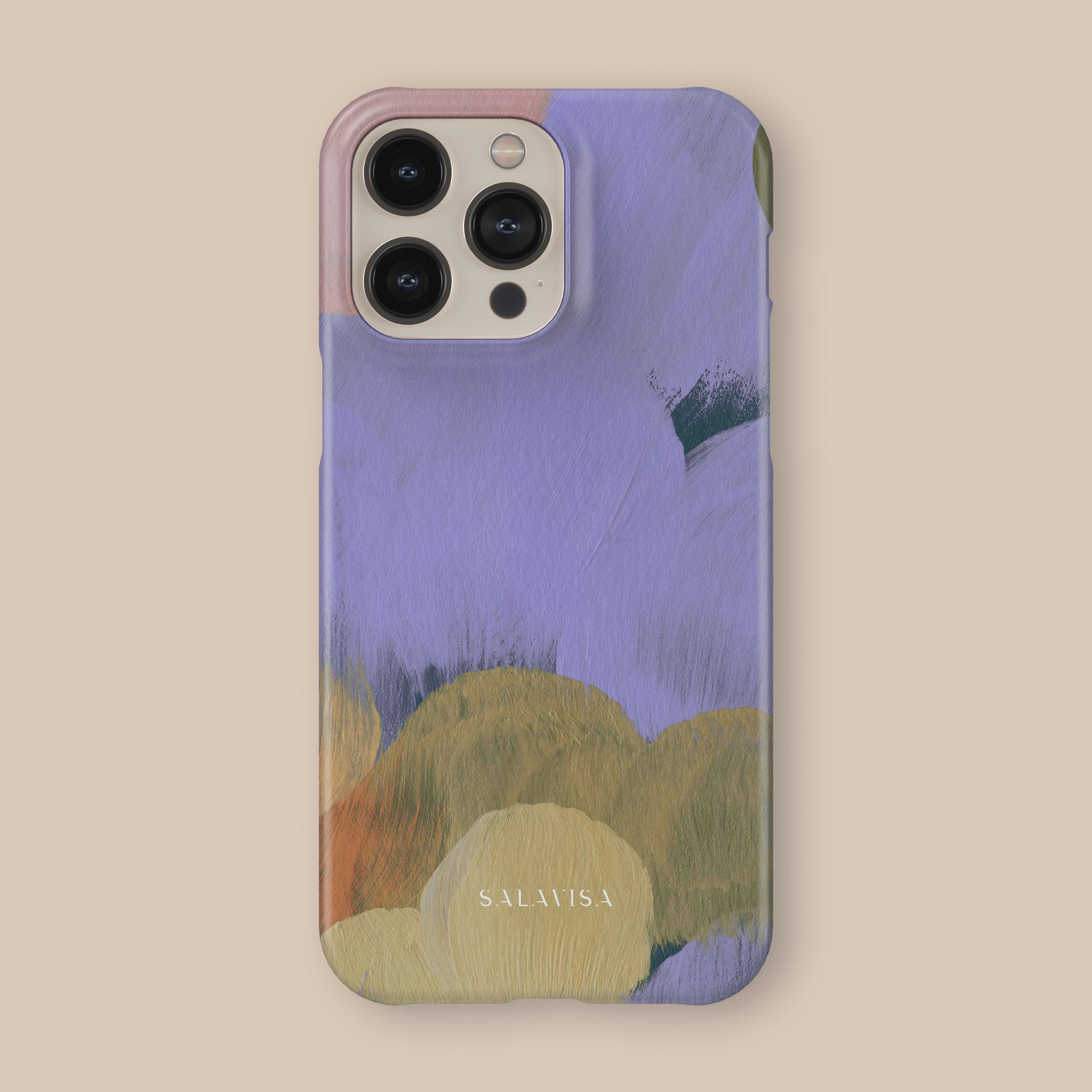 Spring Floral Canvas Phone Case - Durable Protective Cover for iPhone & Samsung - Perfect for Outdoor Activities & Daily Use