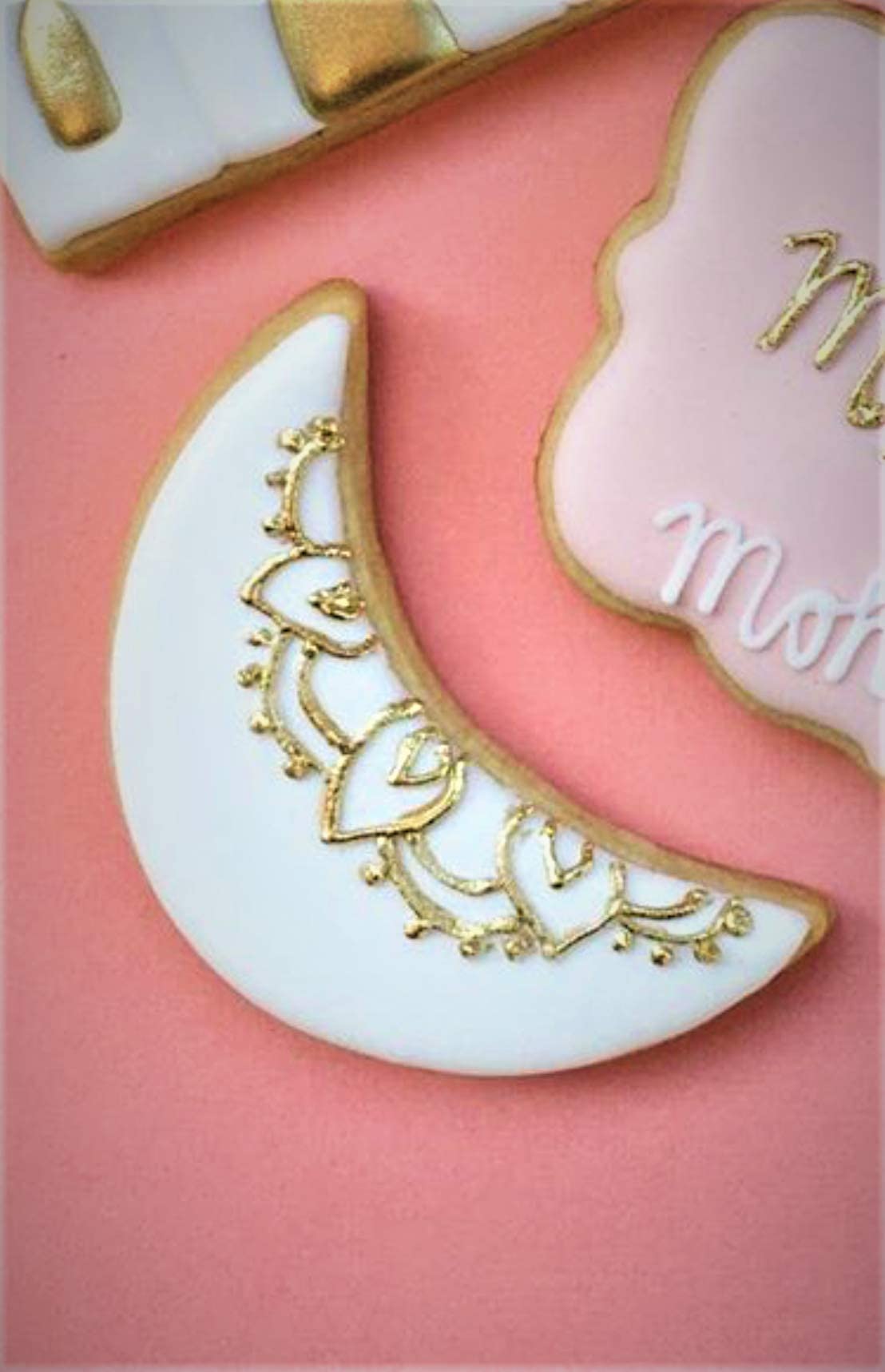 Ramadan Eid Mubarak Cookie Cutters Set - 3-Piece Islamic Star, Moon & Crescent Cookie Cutters - Made in USA by Ann Clark - Perfect for Ramadan Desserts, Eid Treats & Islamic Holiday Baking