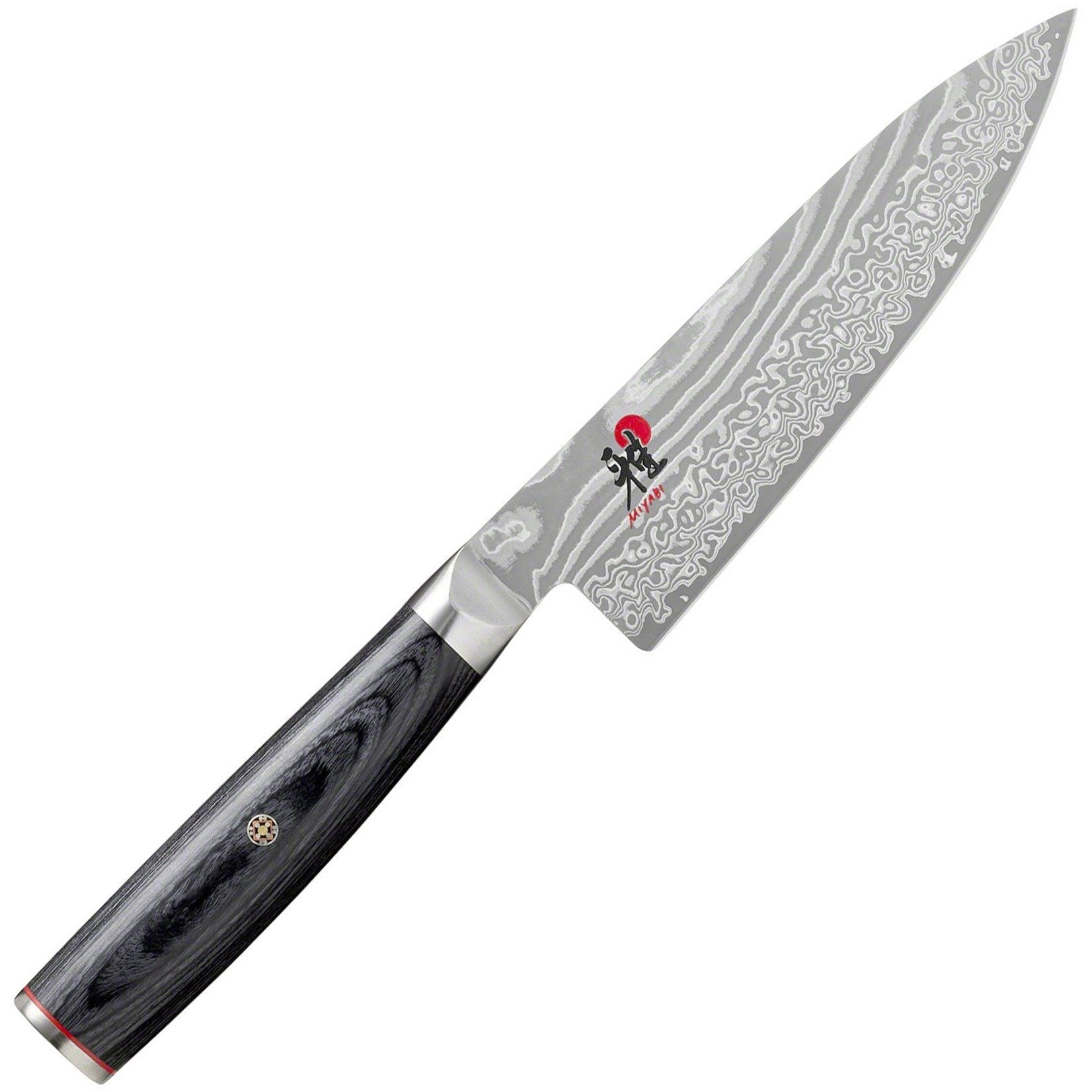 Miyabi 5000FC D Damascus Steel Gyuto Knife 160mm - Japanese Chef Knife for Precision Cutting, Slicing & Dicing - Perfect for Professional Chefs & Home Cooking Enthusiasts