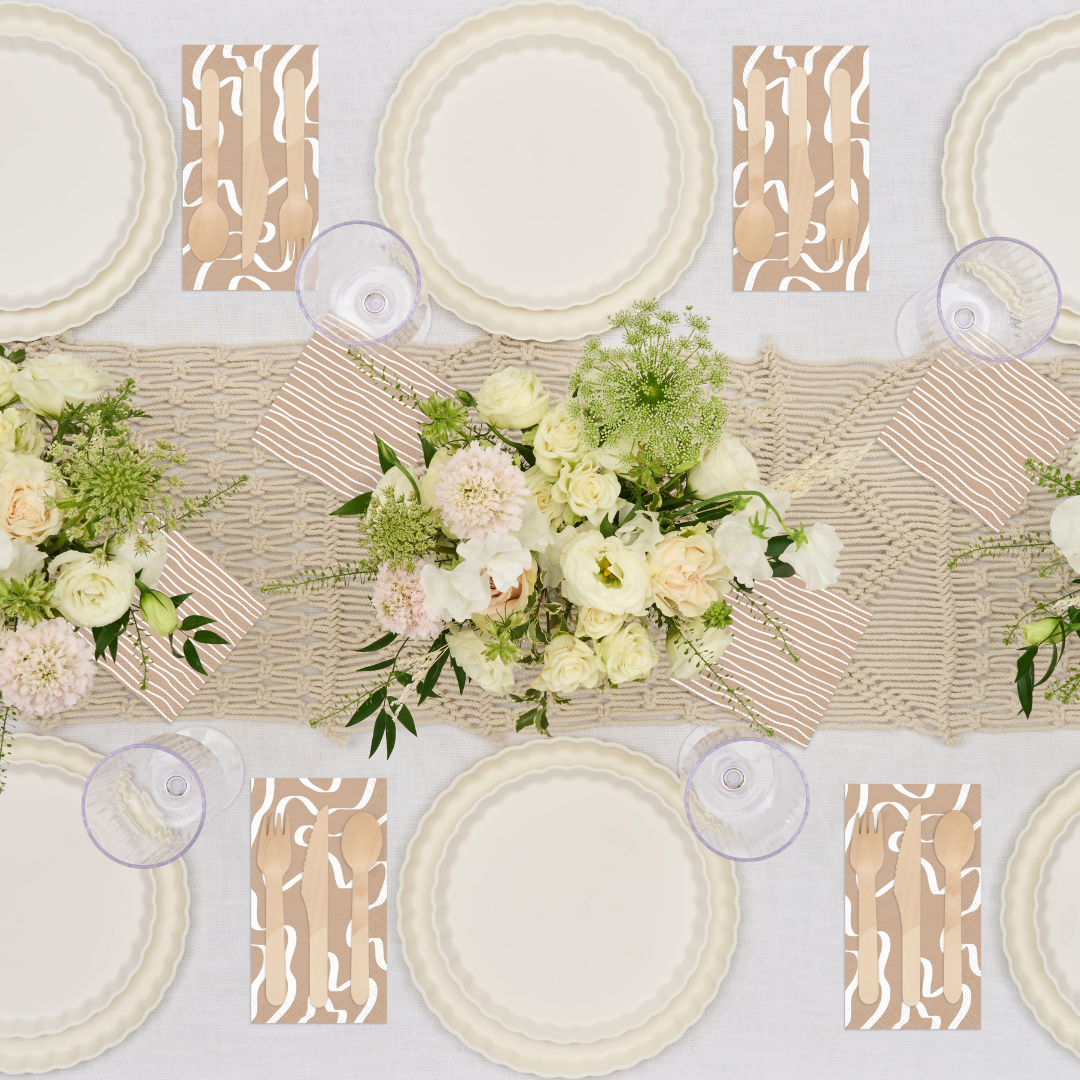 Eco-Friendly Salad Plates Set of 8 - White Compostable Dinnerware for Parties, Picnics & Sustainable Dining | Biodegradable Disposable Plates for Home & Restaurant Use