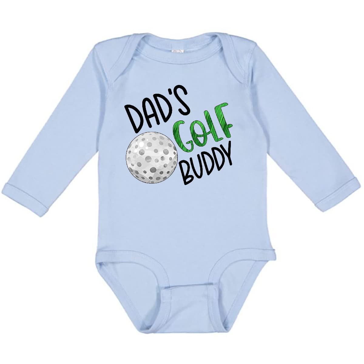 Dad's Golf Buddy Baby Long Sleeve Creeper - Perfect for Golf Outings