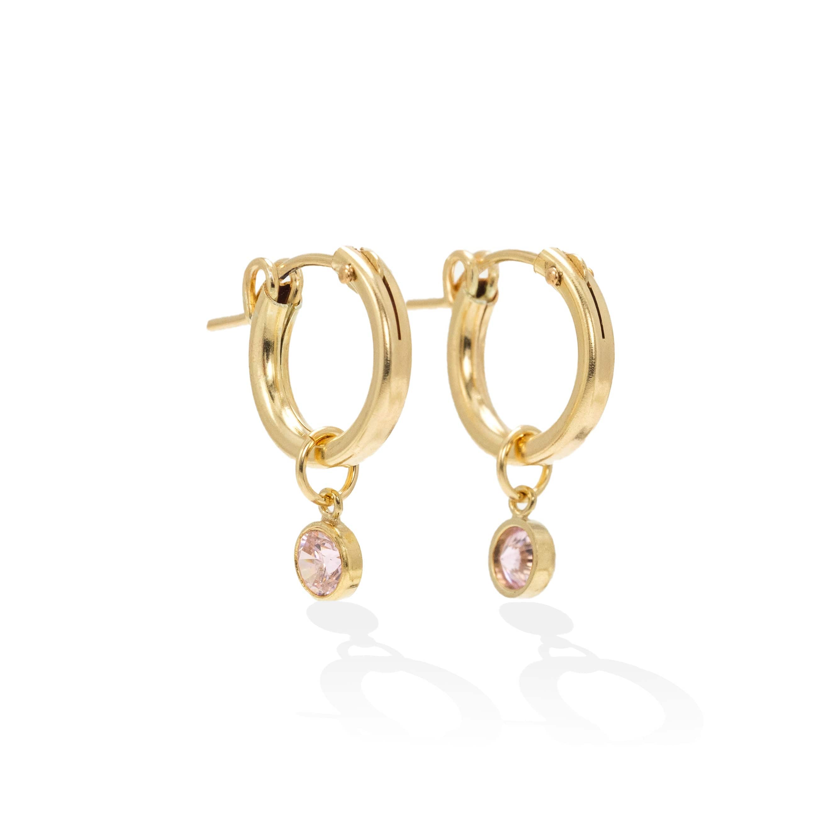 October Birthstone Gold Filled Hoop Earrings - Opal Jewelry for Women | Perfect Gift for October Birthday, Anniversary & Special Occasions | Everyday Wear & Party Accessories