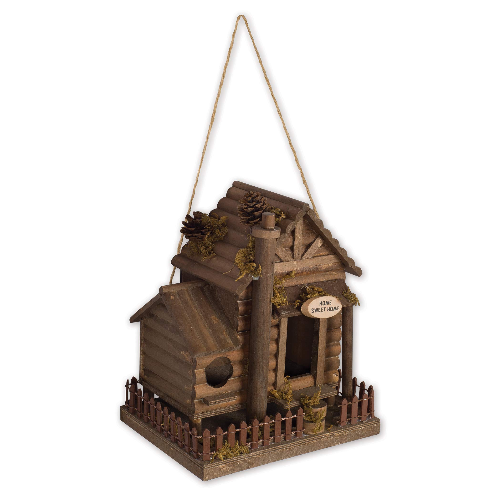 Handcrafted Wooden Birdhouse for Garden & Backyard - Attract Wild Birds with Home Sweet Home Design | Perfect for Outdoor Decor & Bird Watching