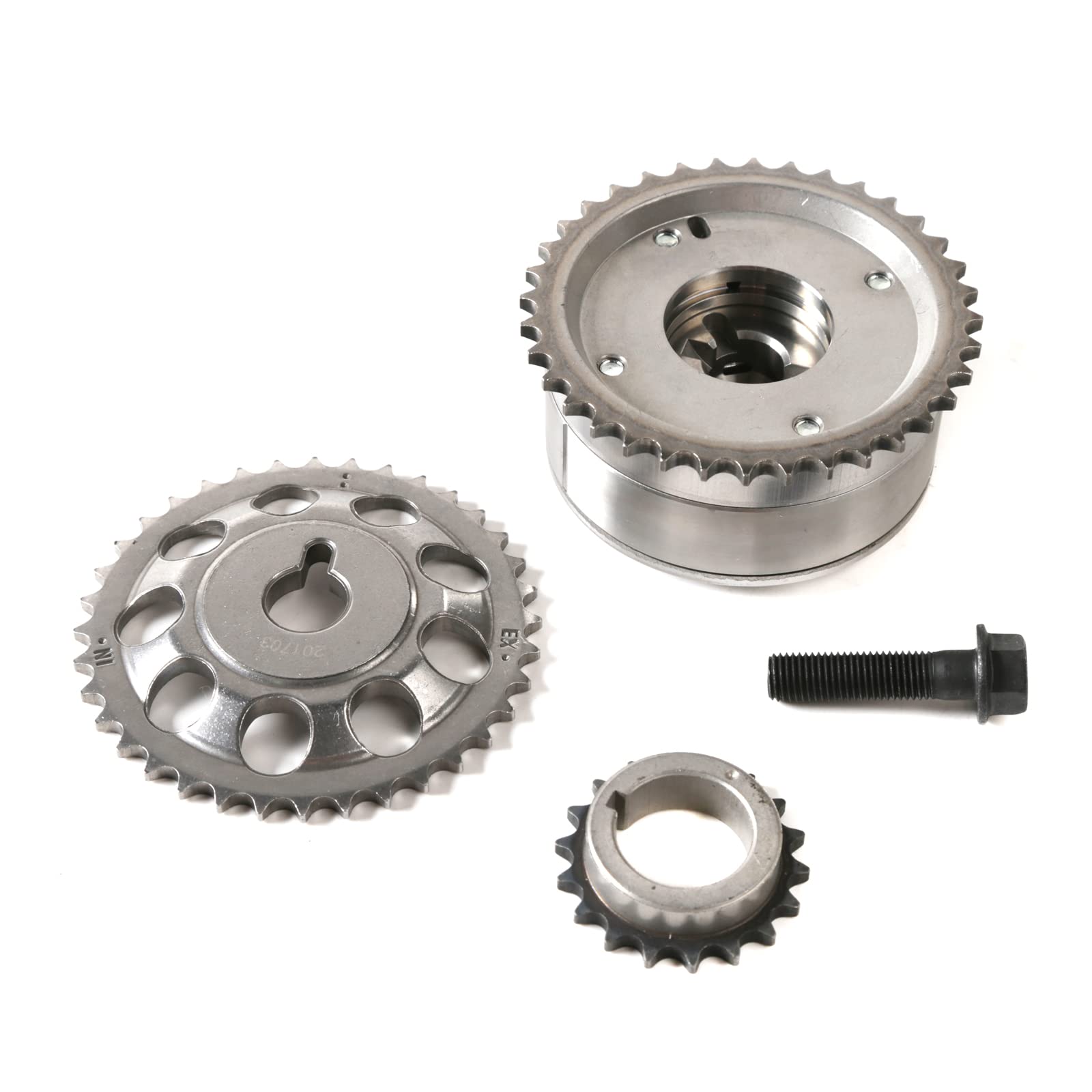 MOCA Timing Chain Kit with VVT-i Intake Adjuster Actuator for 2001-2015 Toyota Yaris Echo Prius & 2004-2006 Scion XA XB 1.5L L4 DOHC 16V 1NZFE 1NZFXE Engine - Perfect for Engine Repair & Performance Upgrade