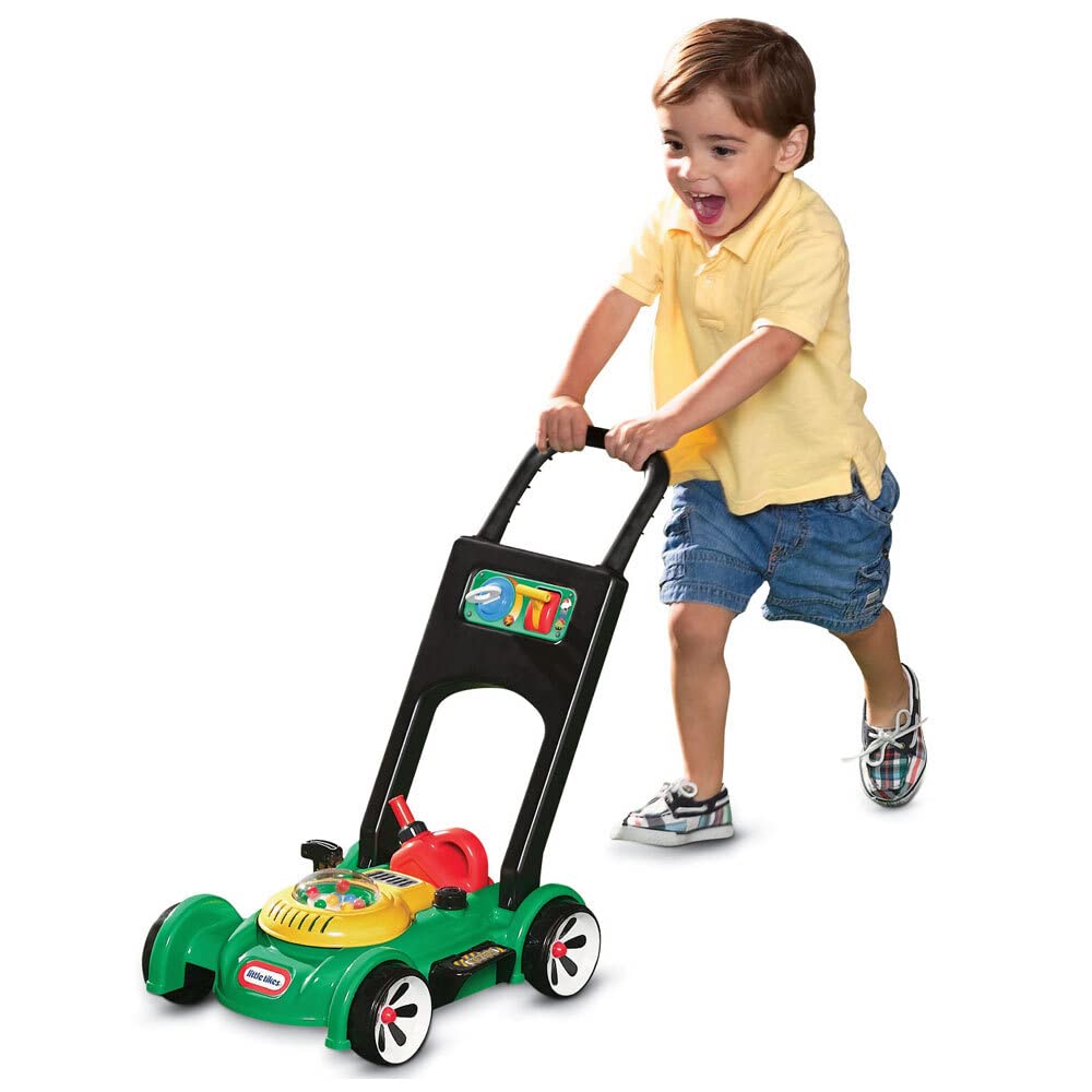 Little Tikes Gas 'n Go Mower - Realistic Toy Lawn Mower for Kids, Push & Play Pretend Outdoor Toy with Sounds & Moving Parts - Perfect for Backyard Play, Imaginative Role Play & Outdoor Activities