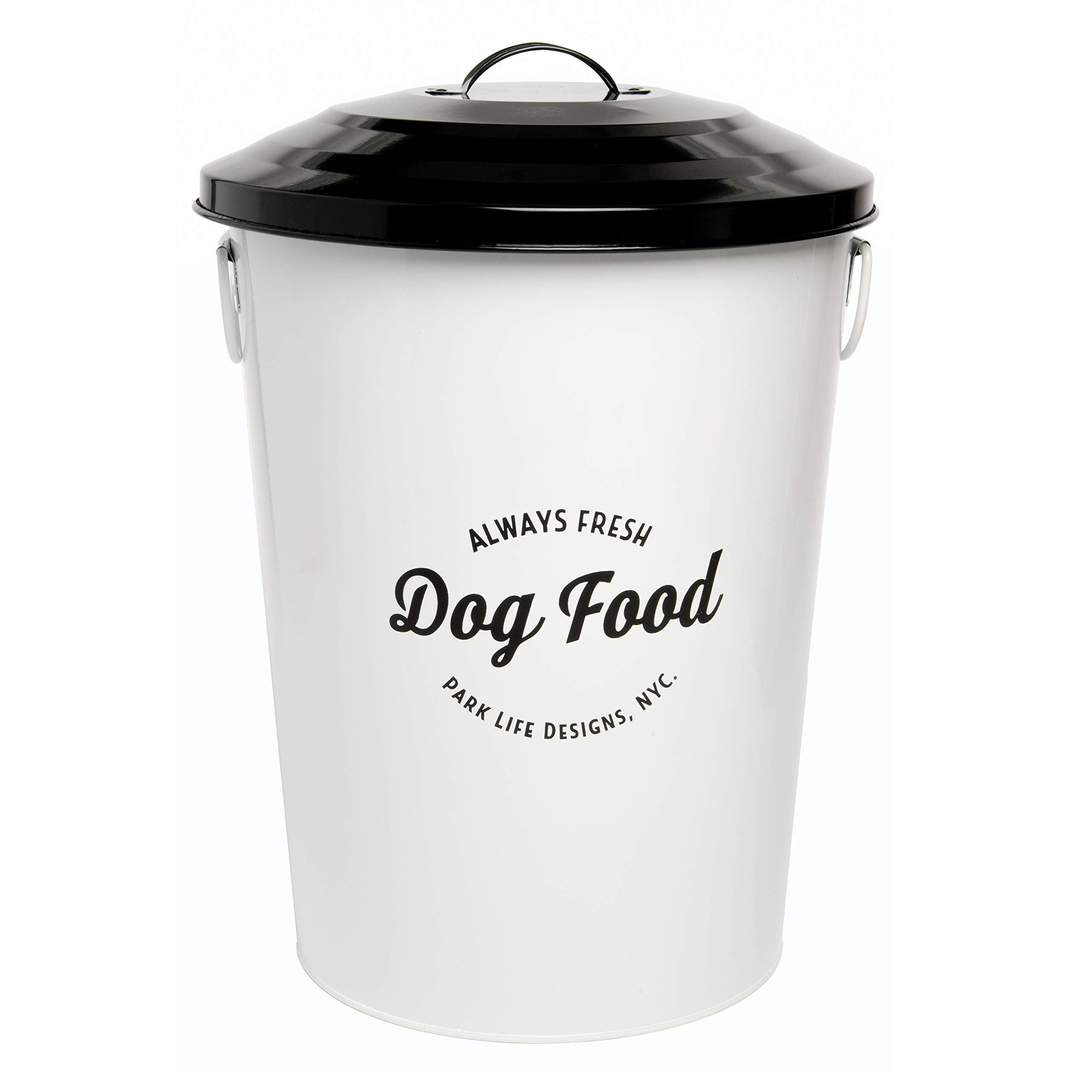 Andreas White Medium Food Storage Bin by Park Life Designs - Perfect for Kitchen Pantry Organization & Meal Prep Storage