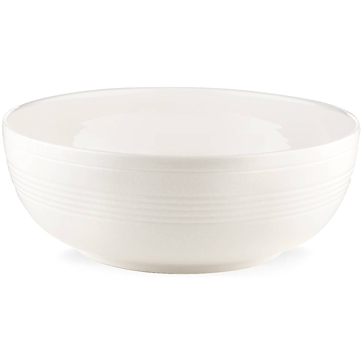Tin Can Alley Large Serving Bowl - Rustic Farmhouse Style Ceramic Bowl for Salads, Pasta & Snacks - Perfect for Family Dinners & Entertaining Guests