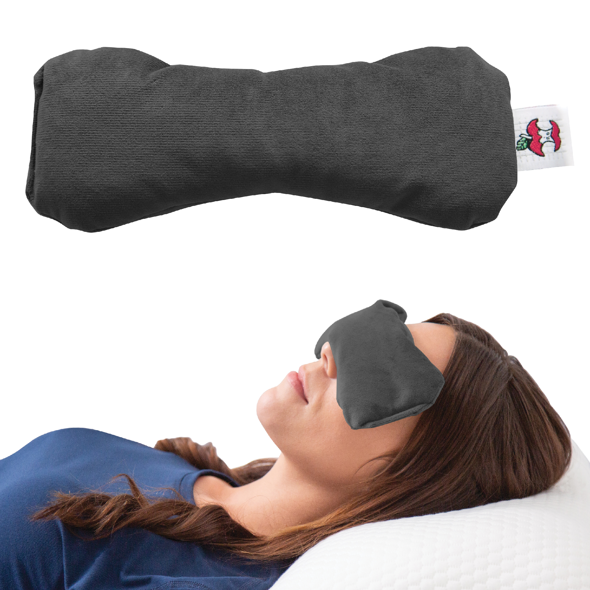 MicroBeads Dry Eye Compress Moist Heat Pack for Dry Eyes Relief - Soothing Warm Eye Mask for Eye Strain, Blepharitis & MGD Treatment - Perfect for Home & Office Use