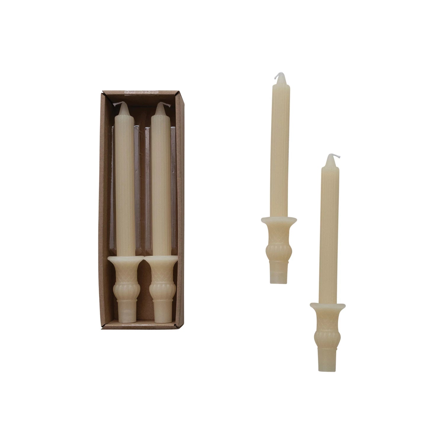 Ivory Urn Tapers - Elegant Memorial Candles for Funerals, Memorial Services & Home Decor - Perfect for Sympathy Gifts & Remembrance Ceremonies