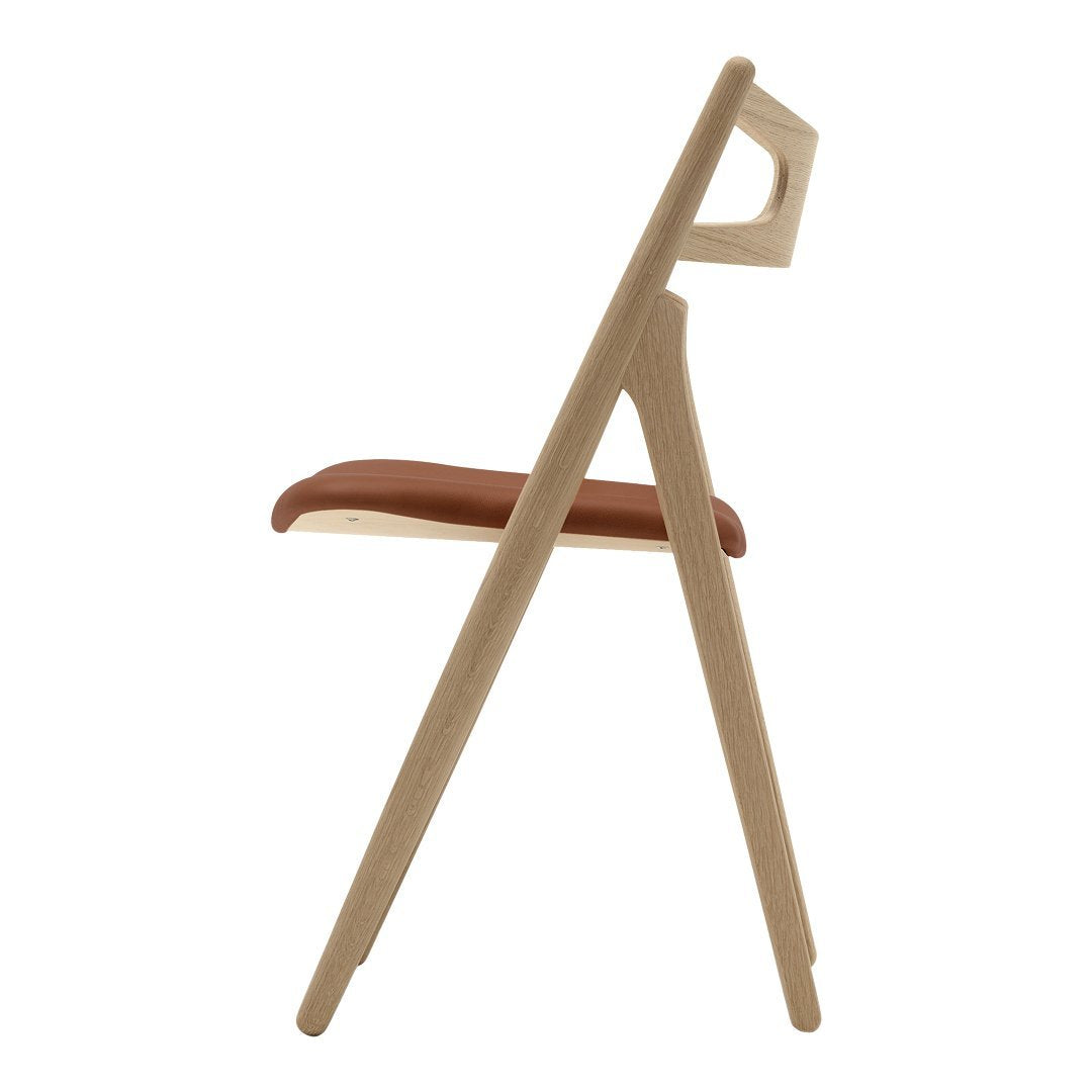 CH29P Sawbuck Chair - Solid Wood Folding Chair for Outdoor Camping, Picnics, and Backyard Gatherings | Durable & Portable Design